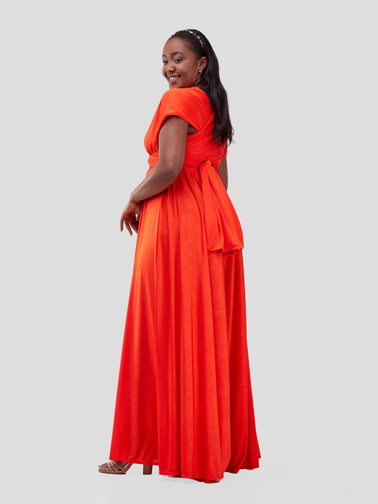Vivo Fara Multiway Maxi Dress - Orange
