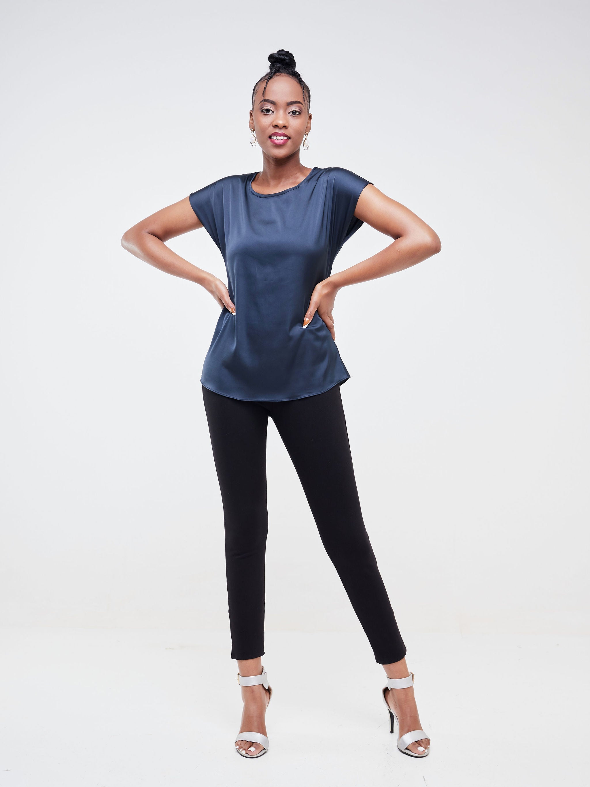 Vivo Thando Drop Shoulder Top - Dark Teal