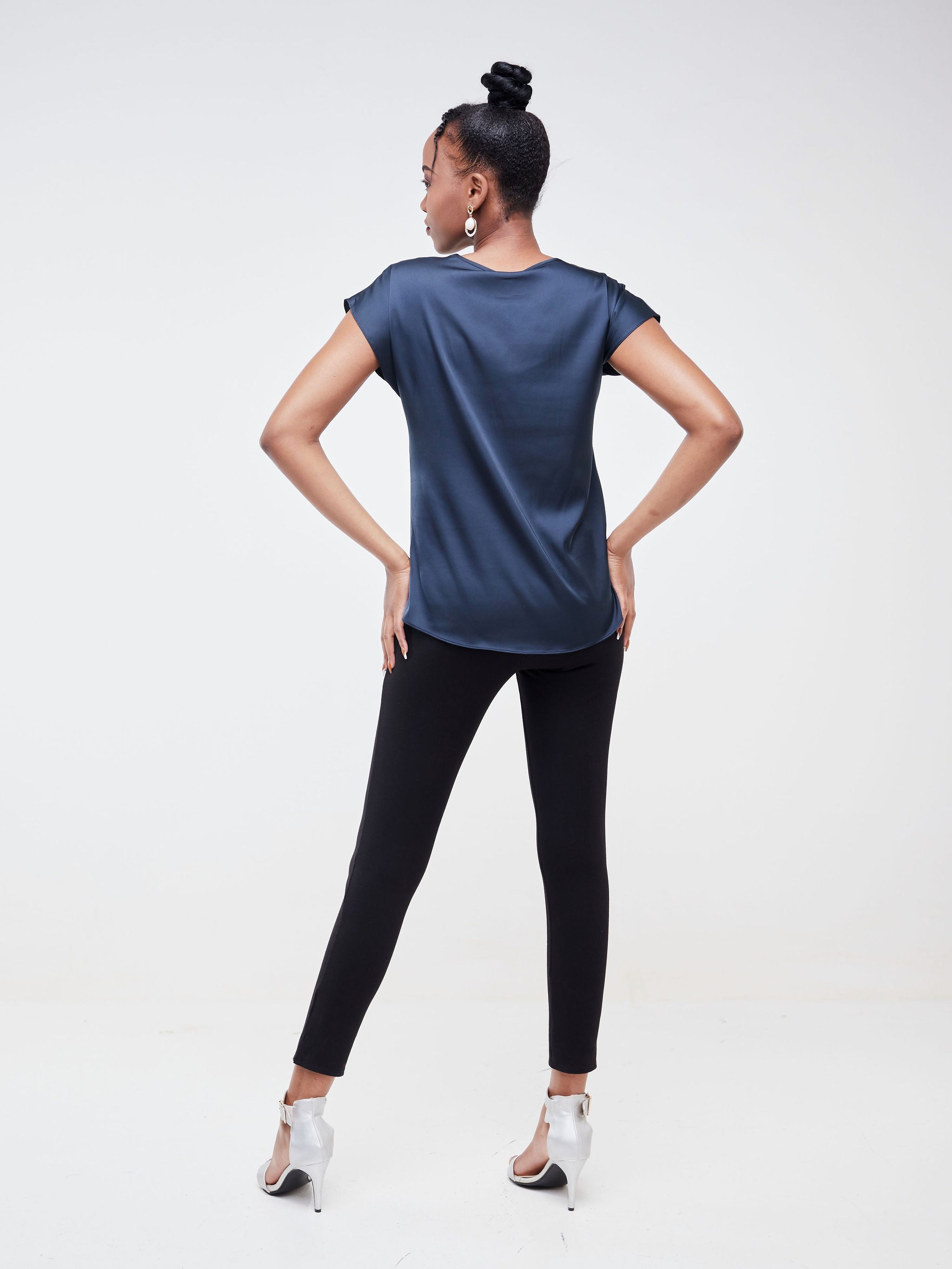 Vivo Thando Drop Shoulder Top - Dark Teal