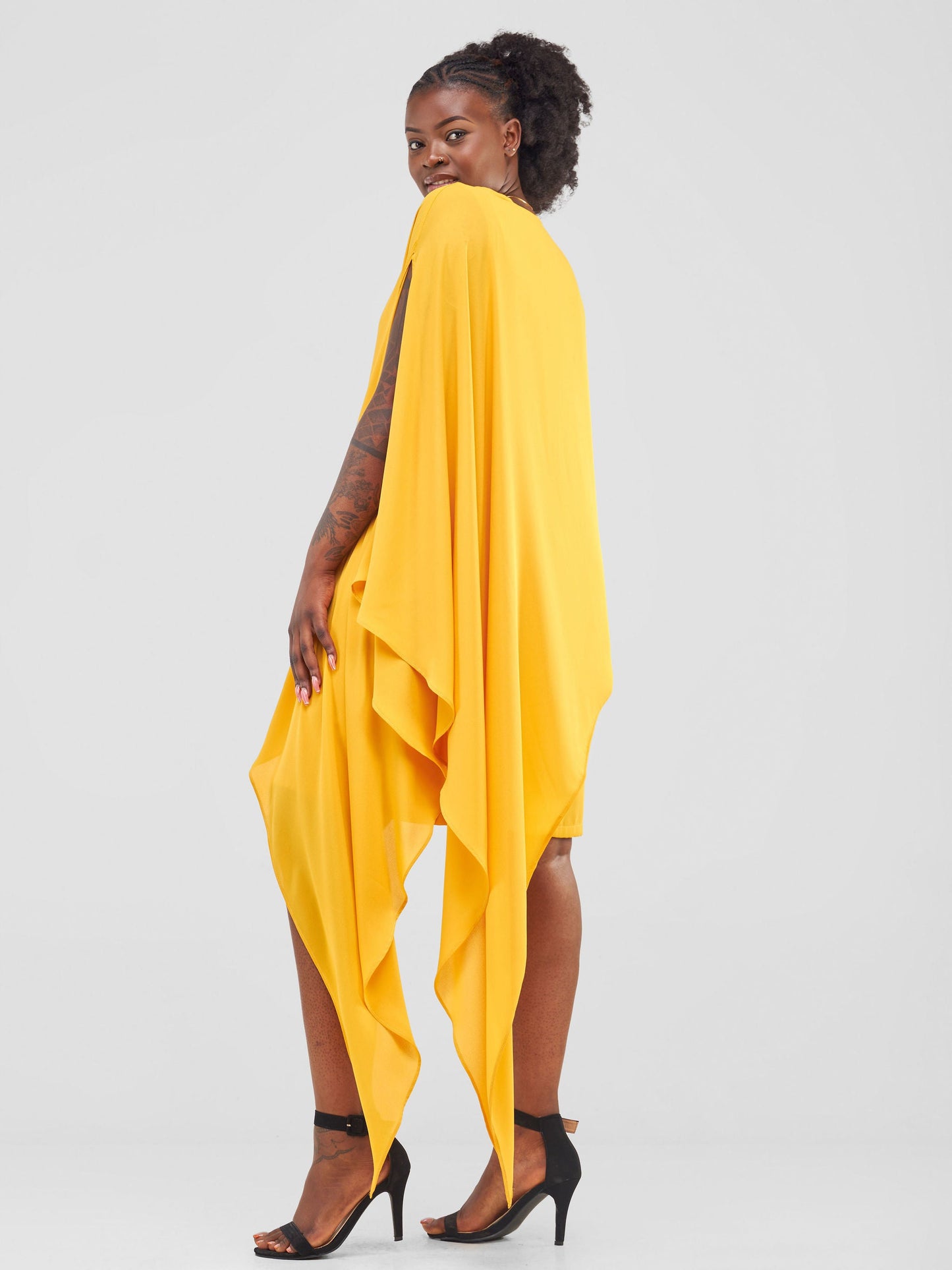 Vivo Sanyu Shift Dress - Mustard