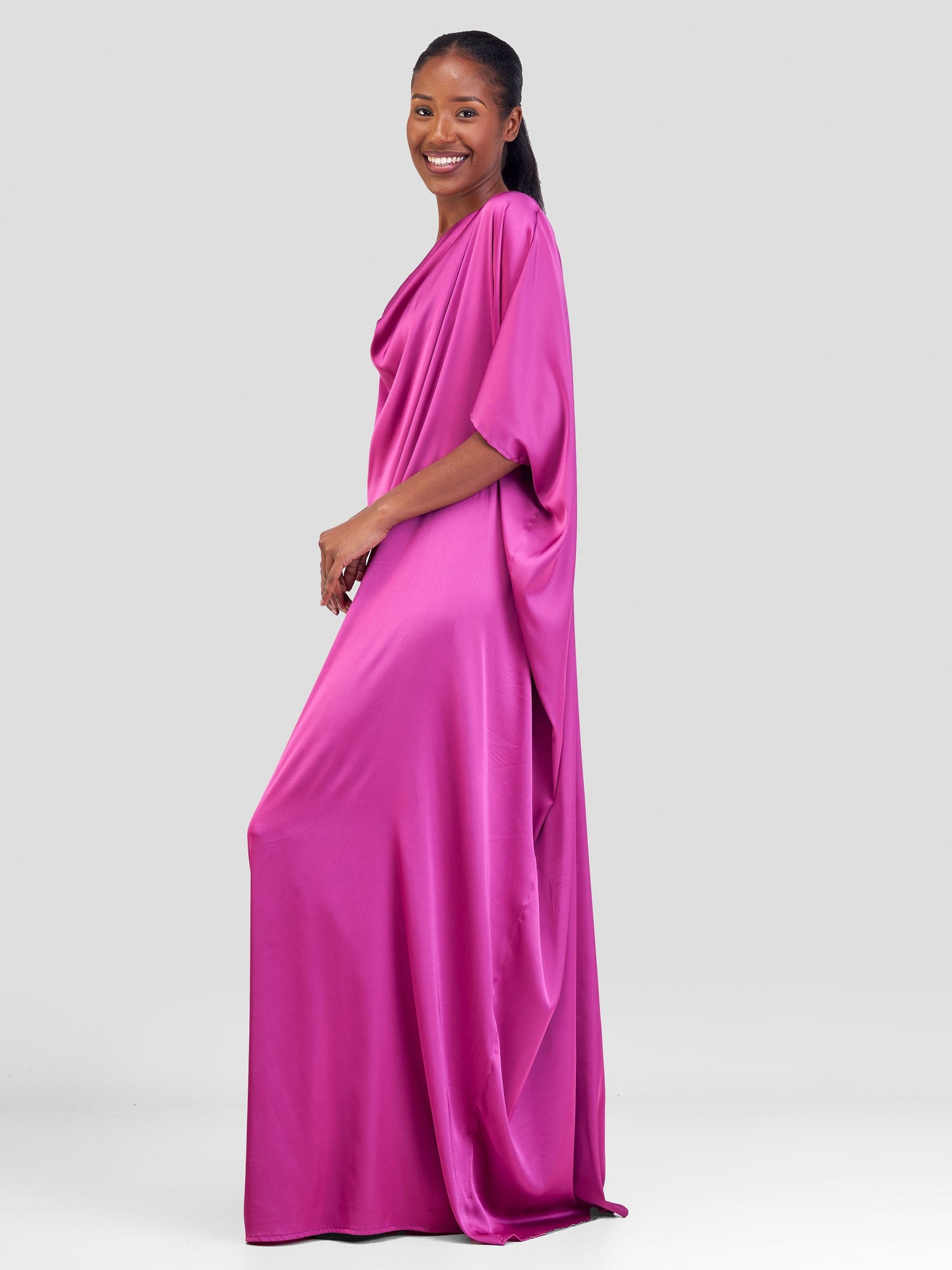 Vivo Sarabi Cowl Maxi Kaftan - Purple