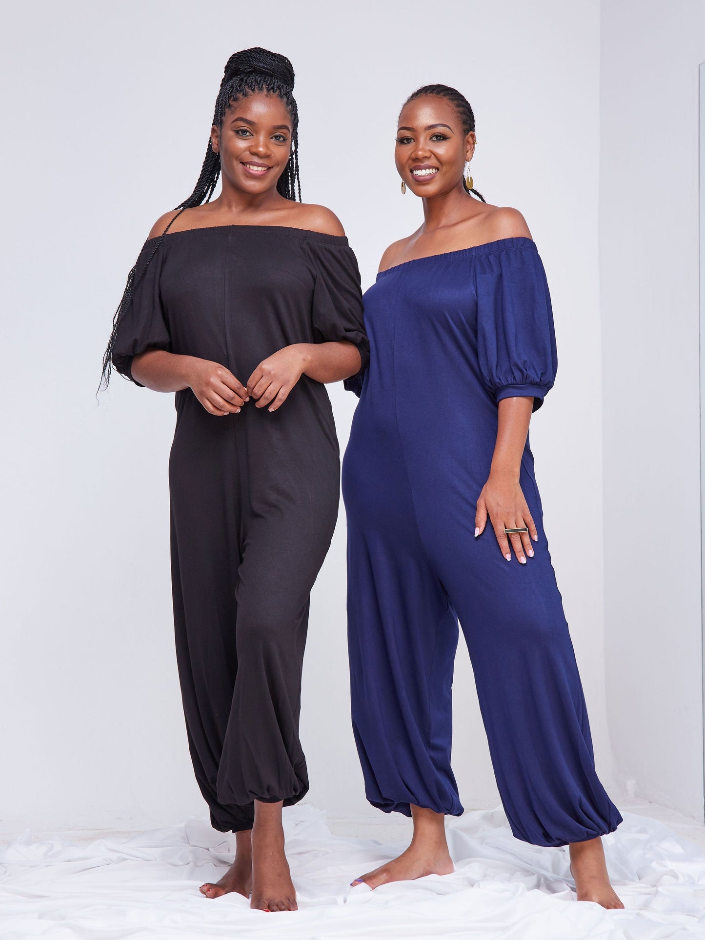 Vivo Arusha Off Shoulder Jumpsuit - Black
