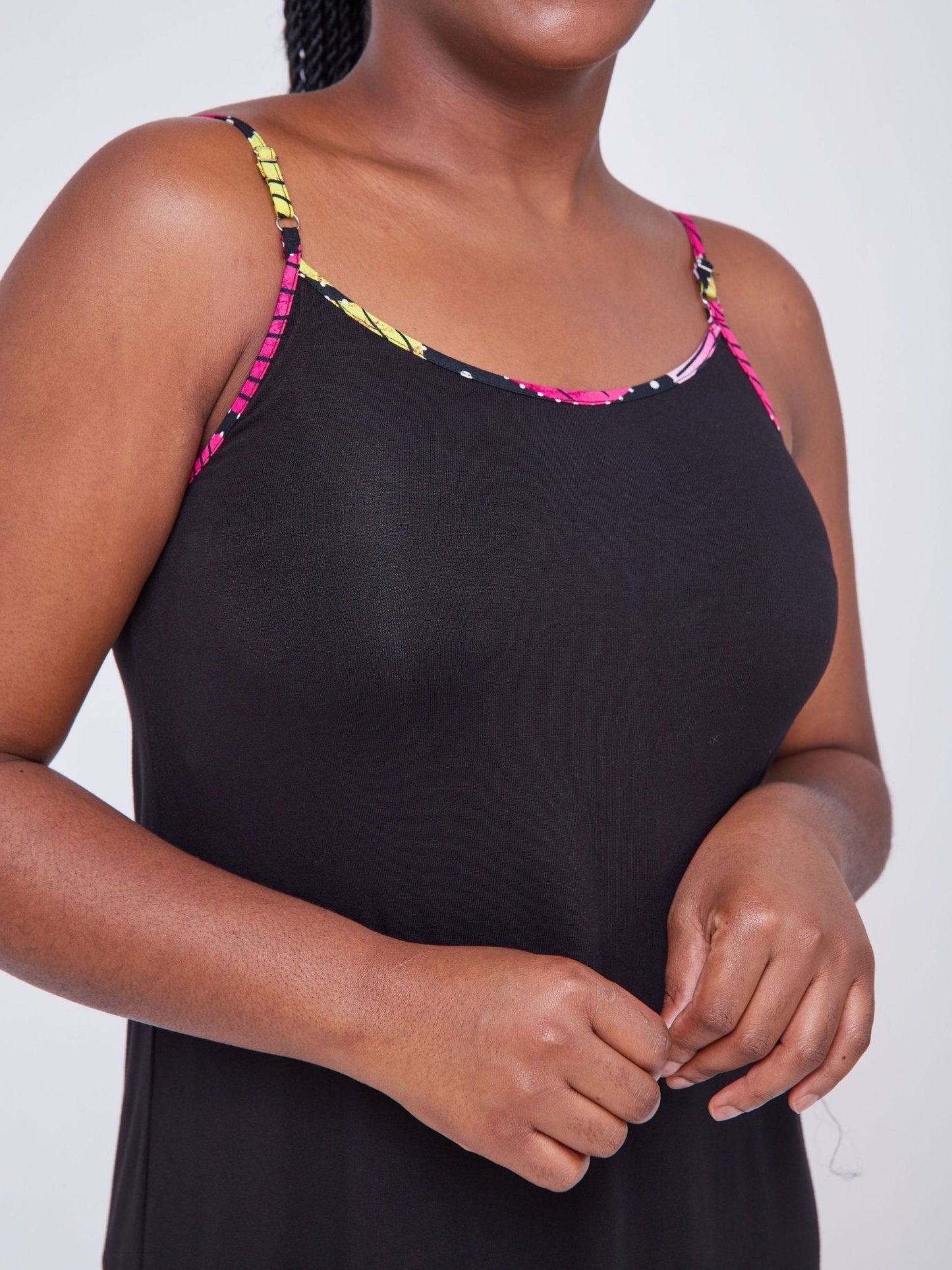 Vivo Arusha Strappy Maxi Dress - Black - Shop Zetu Kenya