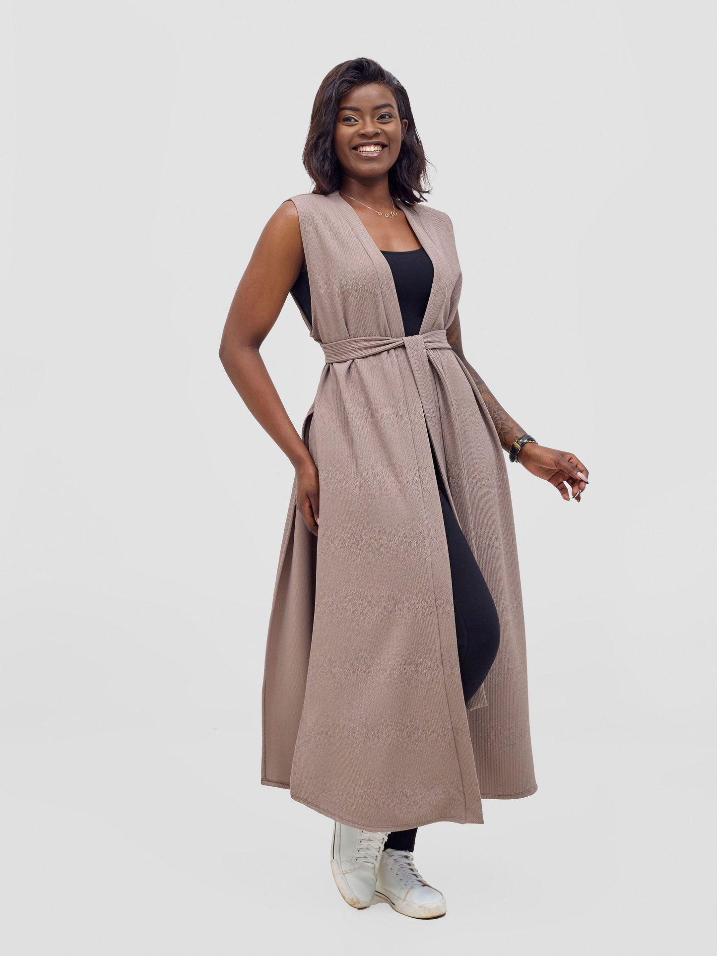 Vivo Chela Sleeveless Waterfall - Taupe