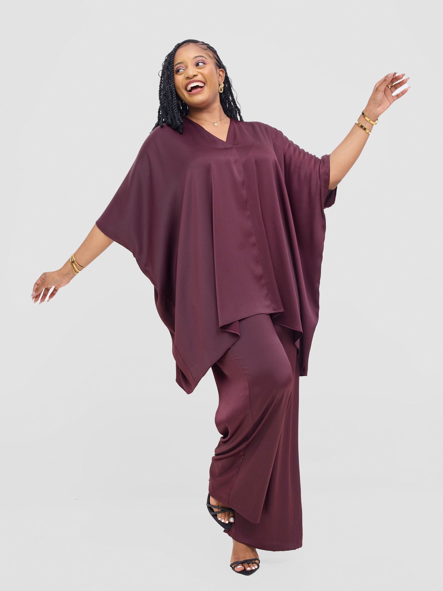 Vivo Isabi Loose Top - Chocolate