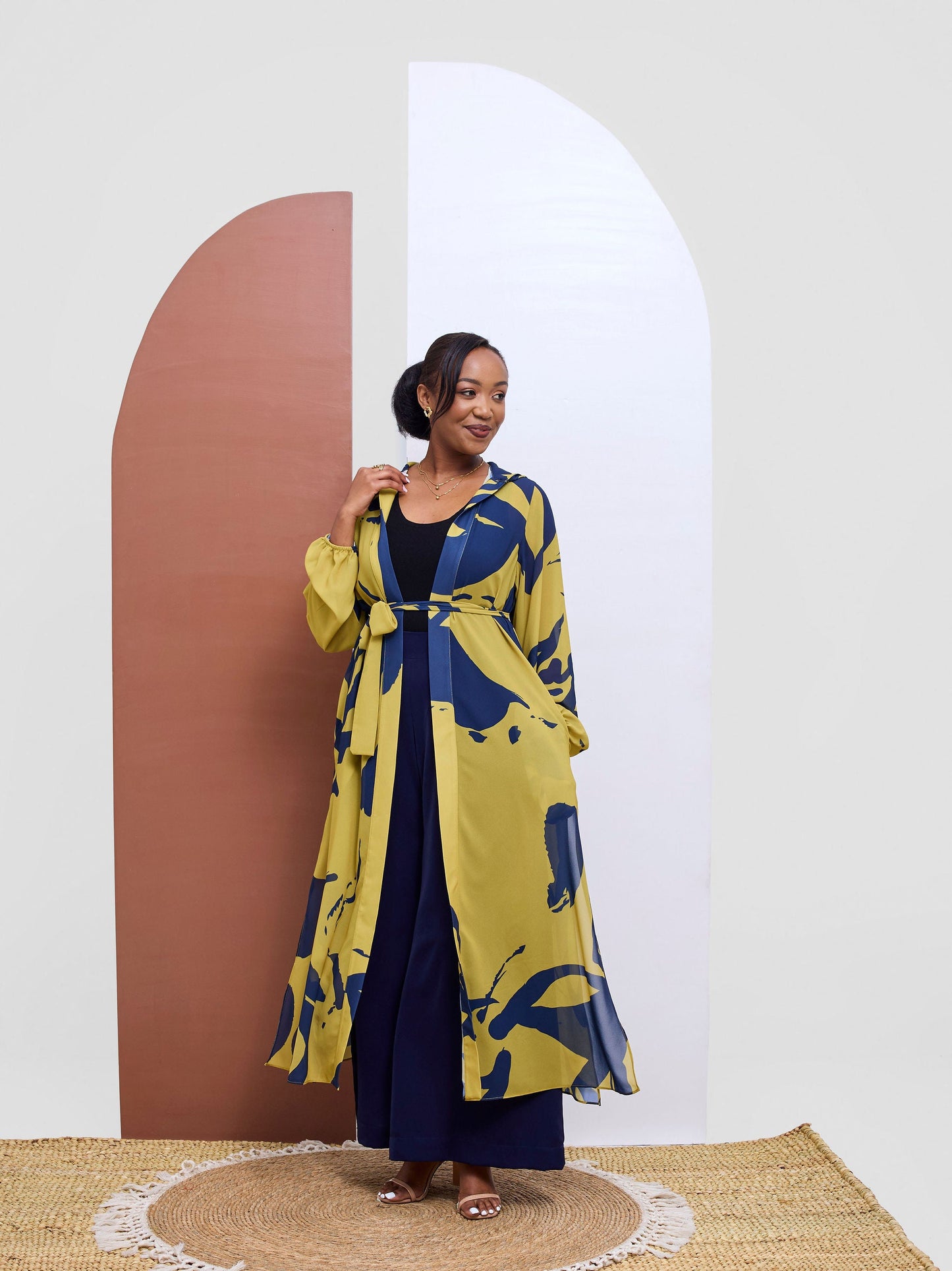Vivo Kelemi 4.0  Kimono - Lime / Navy Nashe Print