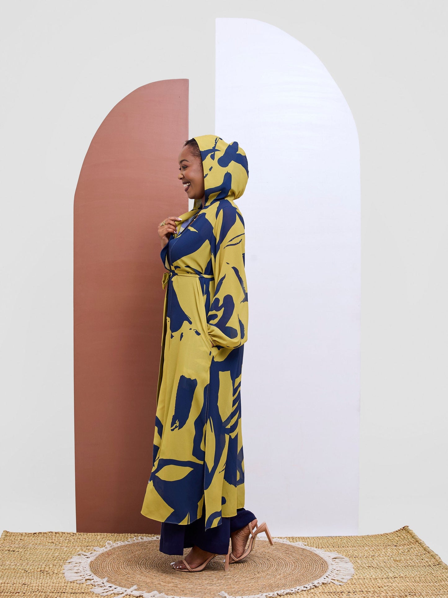 Vivo Kelemi 4.0  Kimono - Lime / Navy Nashe Print