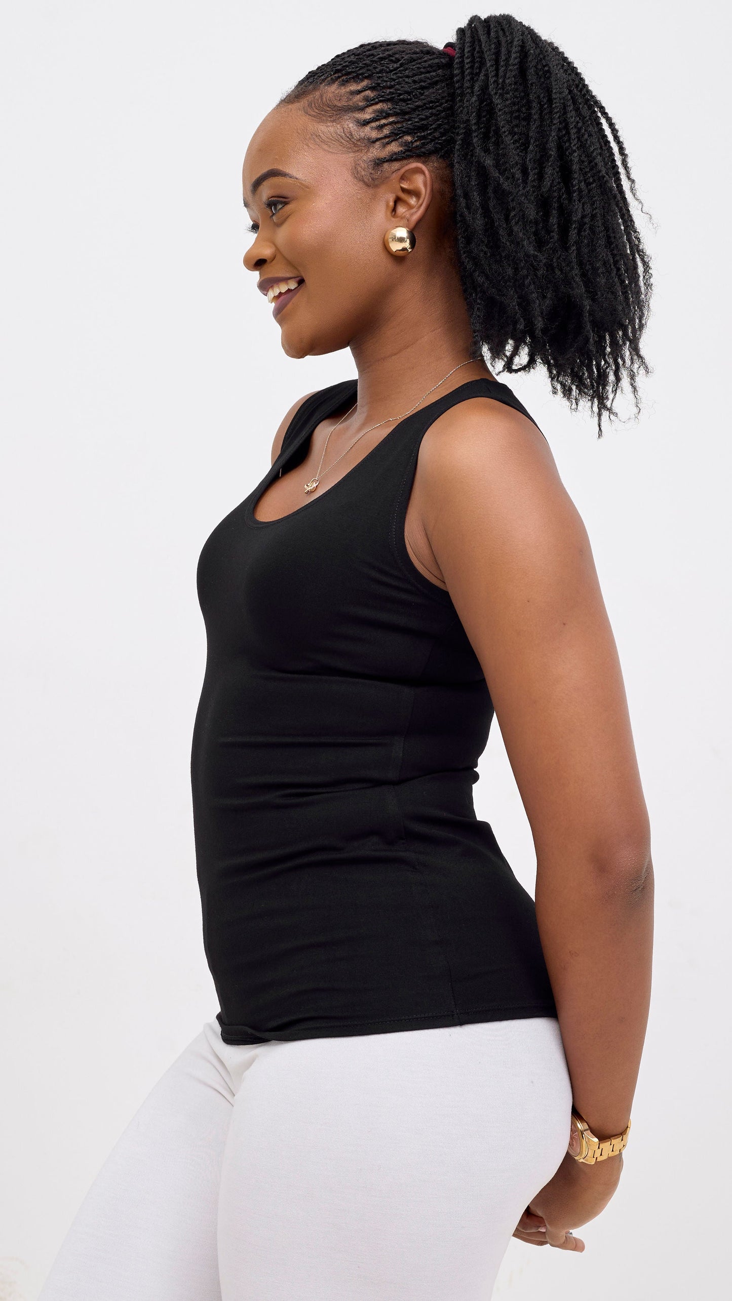 Vivo Basic Val Tank Top - Black