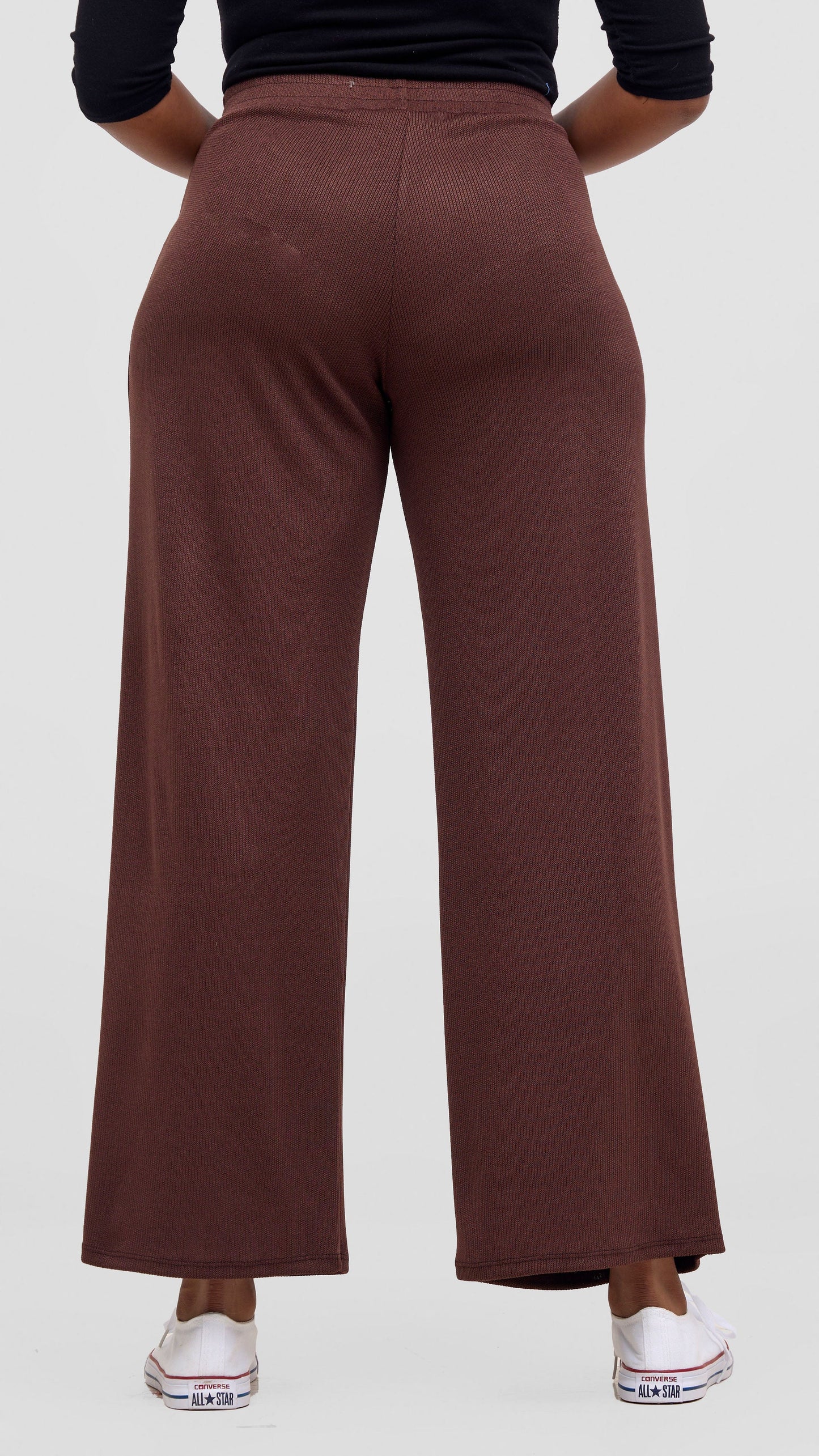 Vivo Rema Straight Leg Pants - Chocolate
