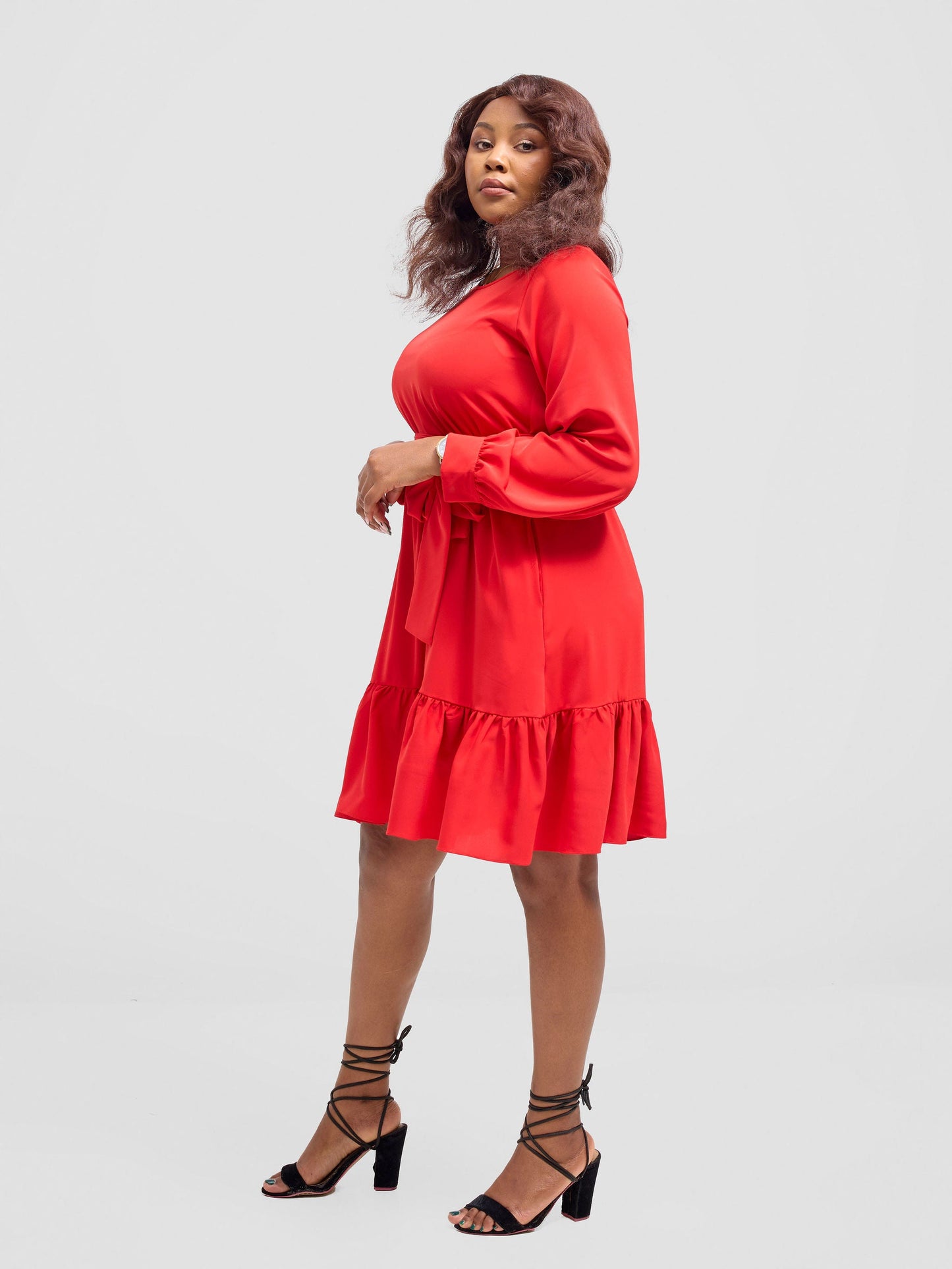 Vivo Serwa Tent Dress - Red