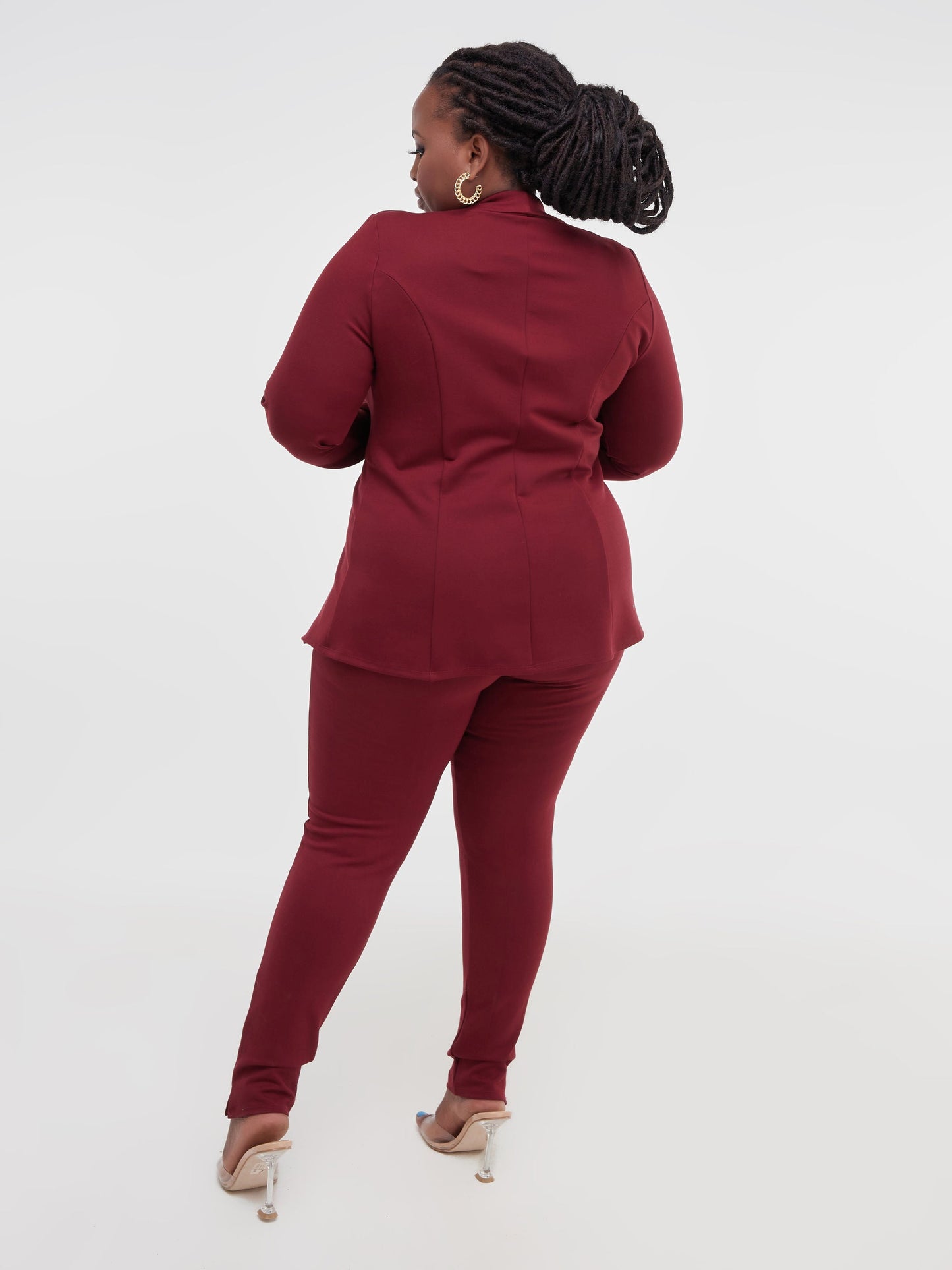 Vivo Faraji Long Sleeve Jacket - Maroon