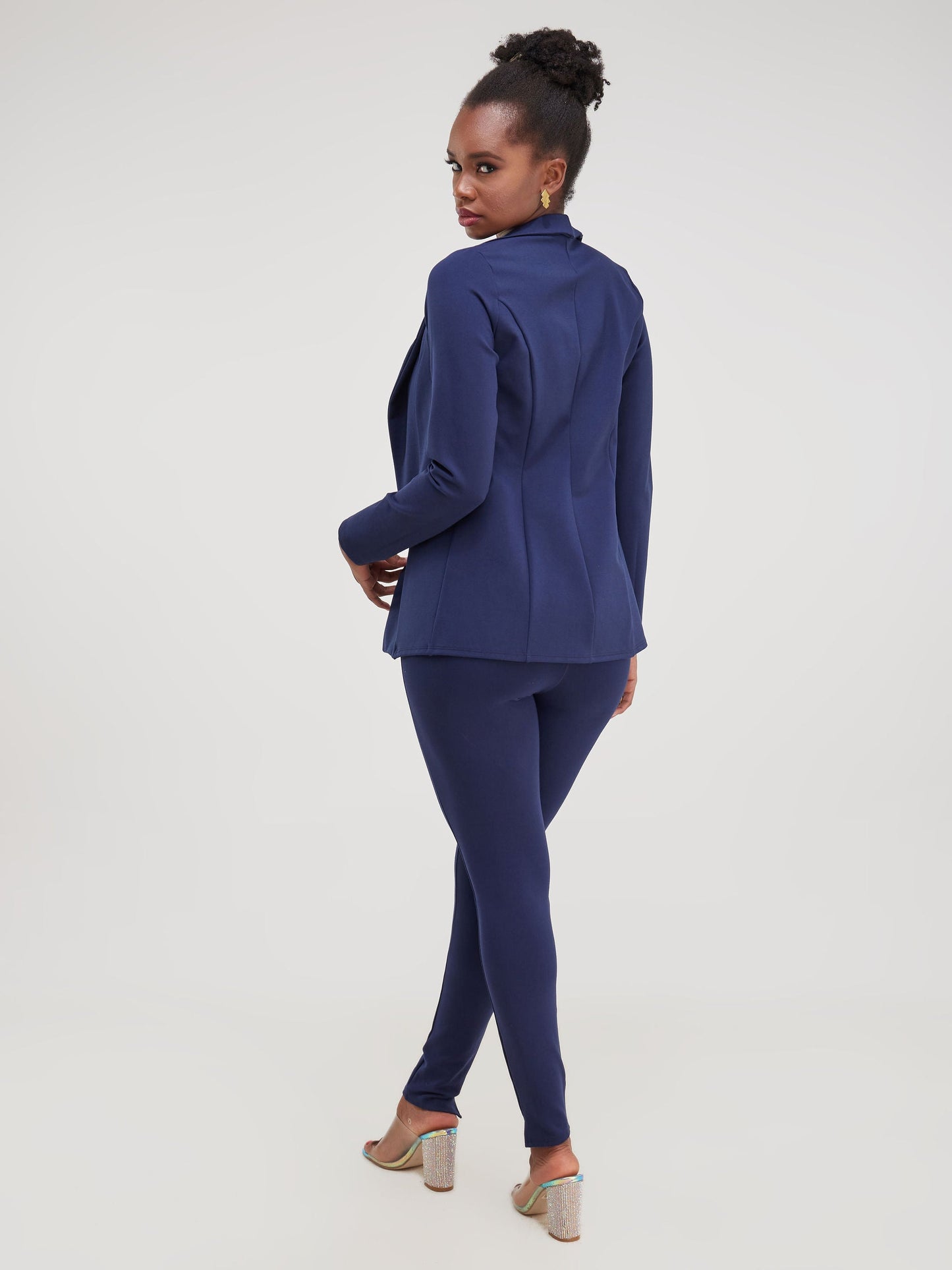 Vivo Faraji Long Sleeve Jacket - Navy Blue