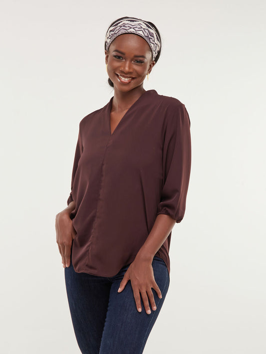 Vivo Dua Shirt - Chocolate Brown