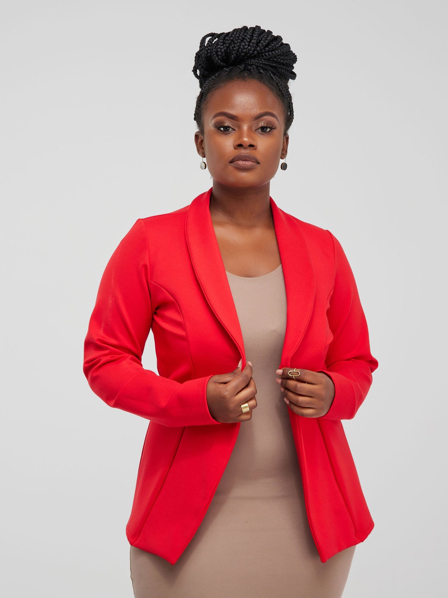 Vivo Faraji Long Sleeve Jacket - Red