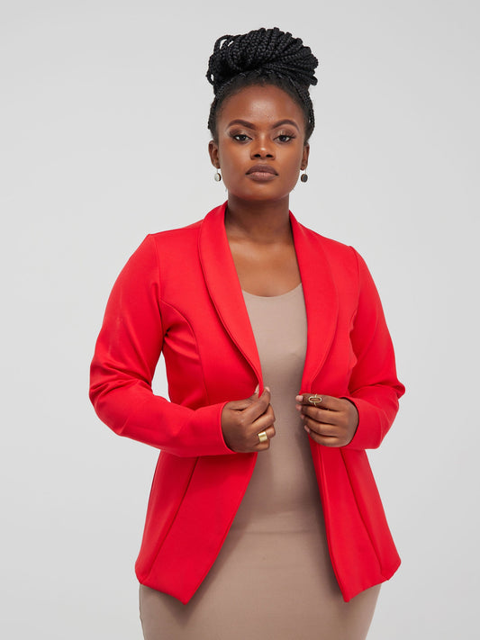 Vivo Faraji Long Sleeve Jacket - Red