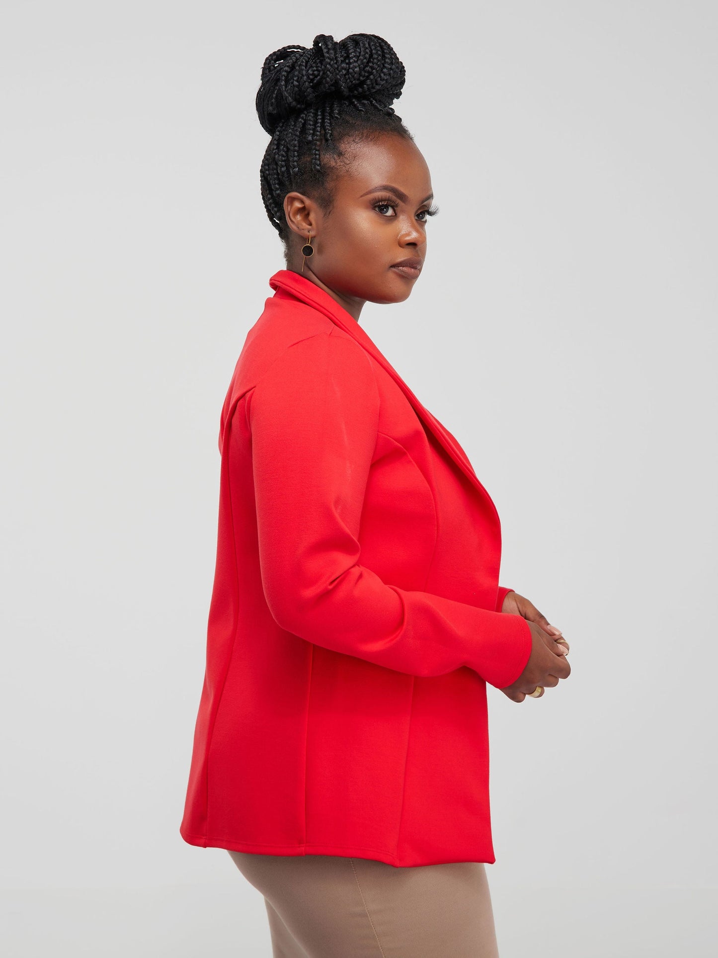 Vivo Faraji Long Sleeve Jacket - Red