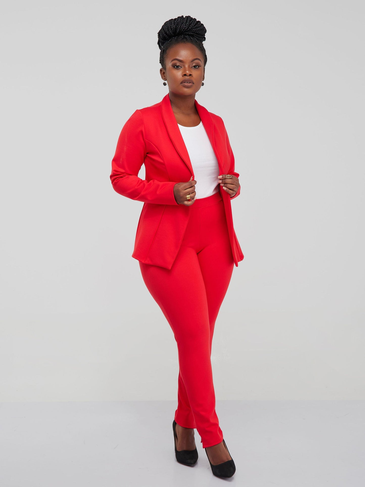 Vivo Faraji Long Sleeve Jacket - Red