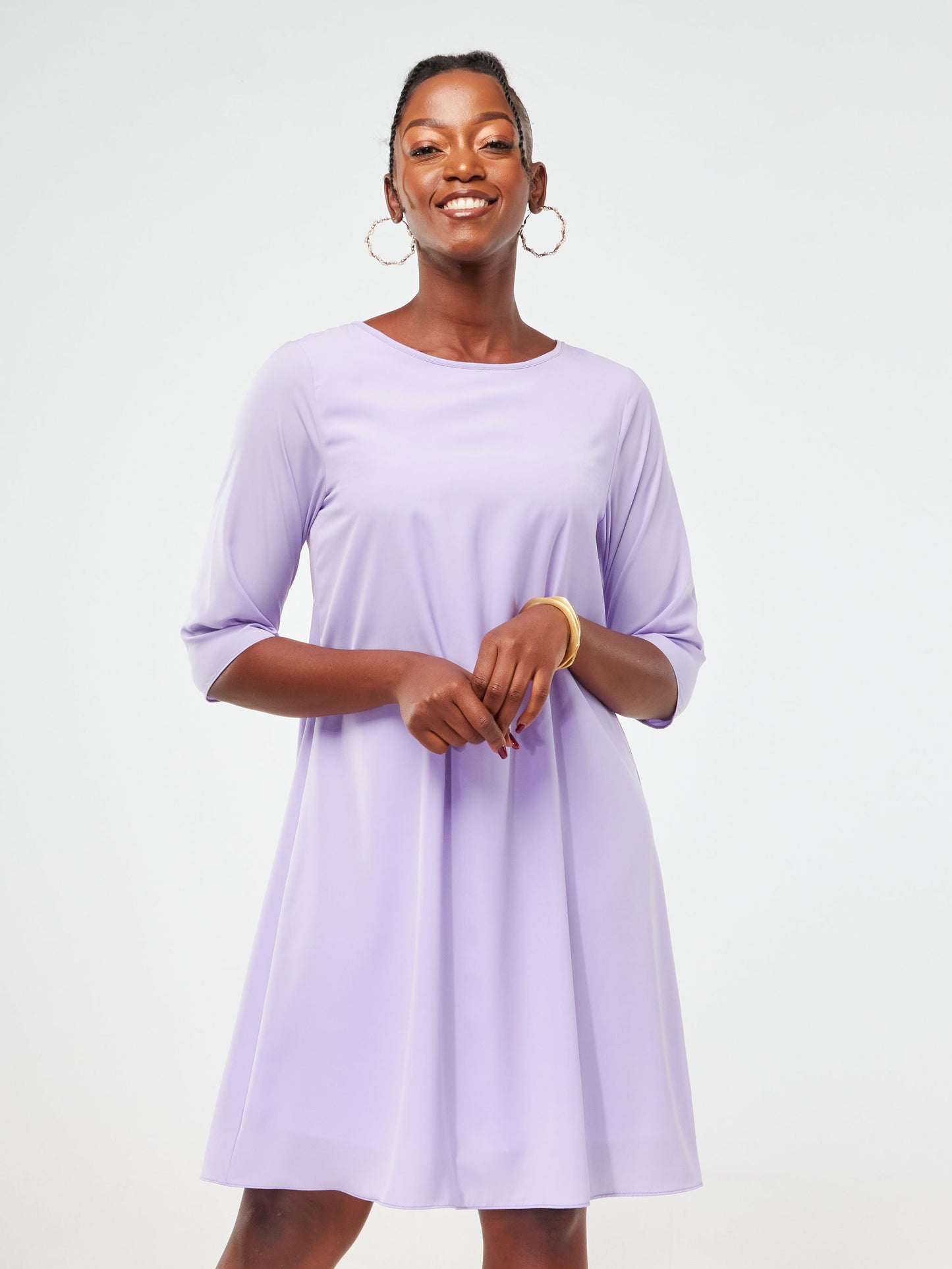Vivo Basic Ayo Tent Dress - Light Purple