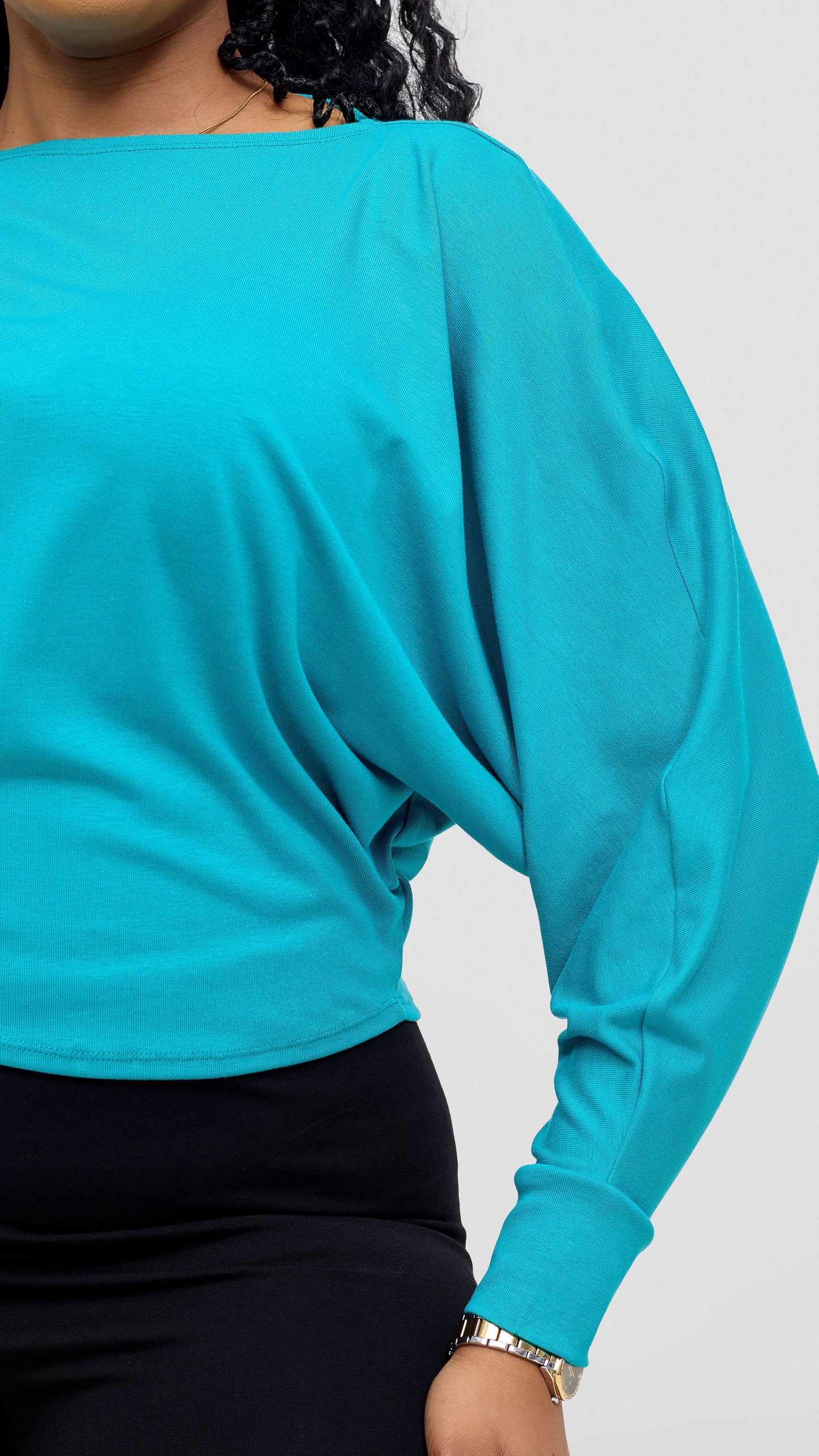 Vivo Bana Batwing Top -  Sea Green