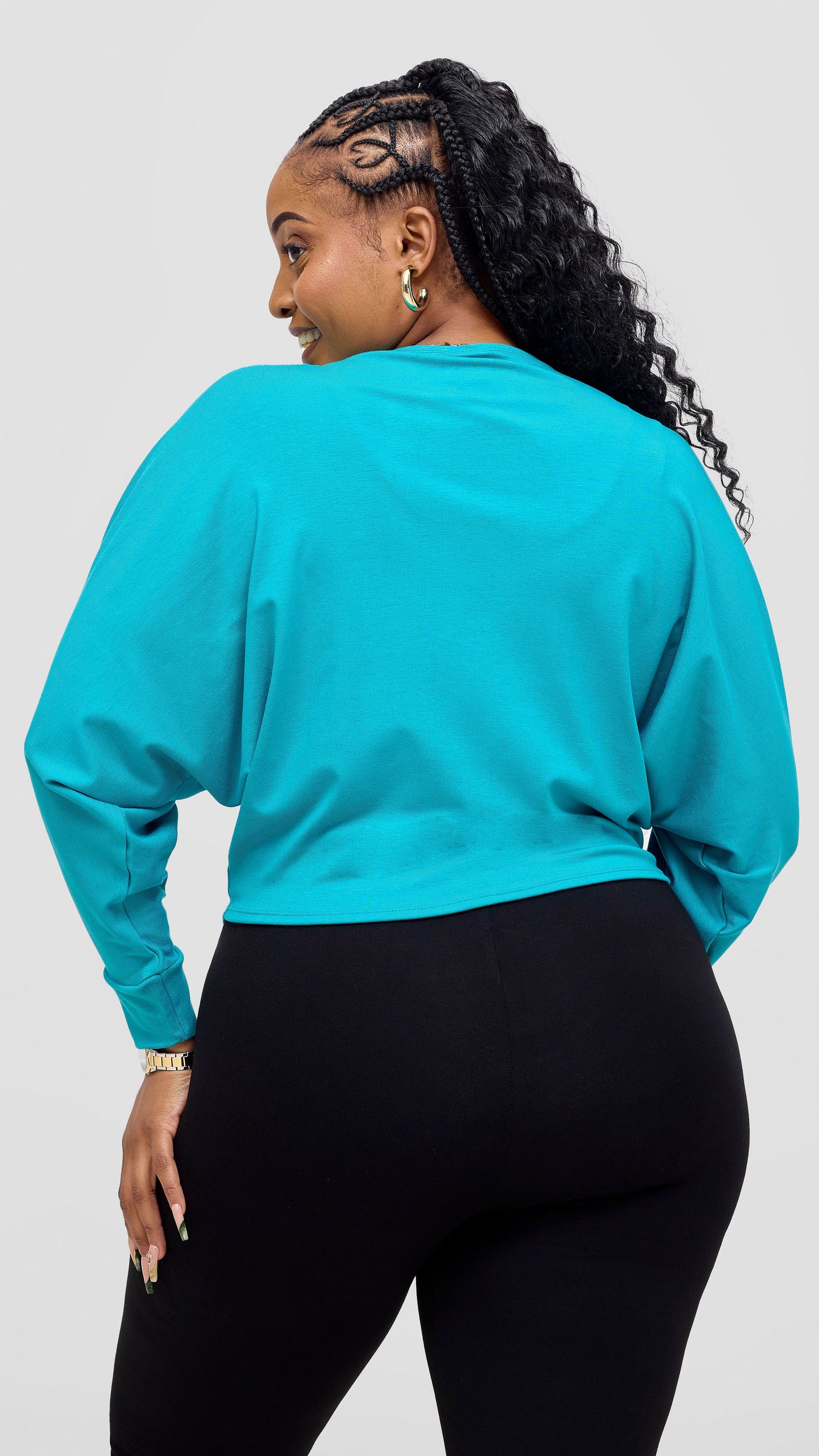 Vivo Bana Batwing Top -  Sea Green