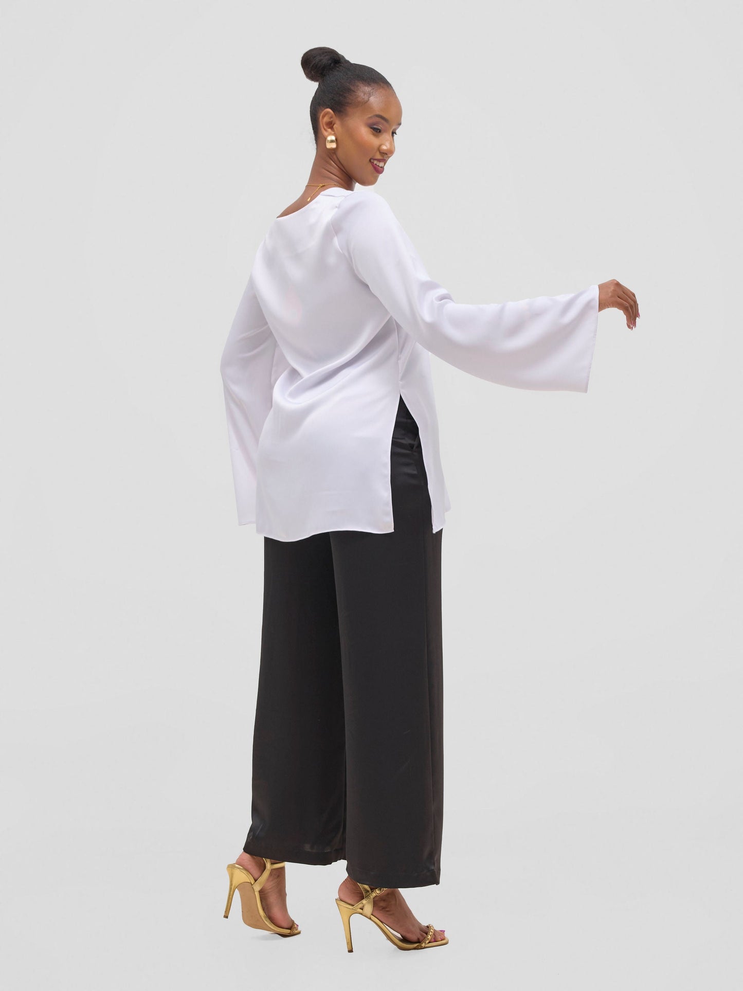 Vivo Seli Wide Leg Pants - Black