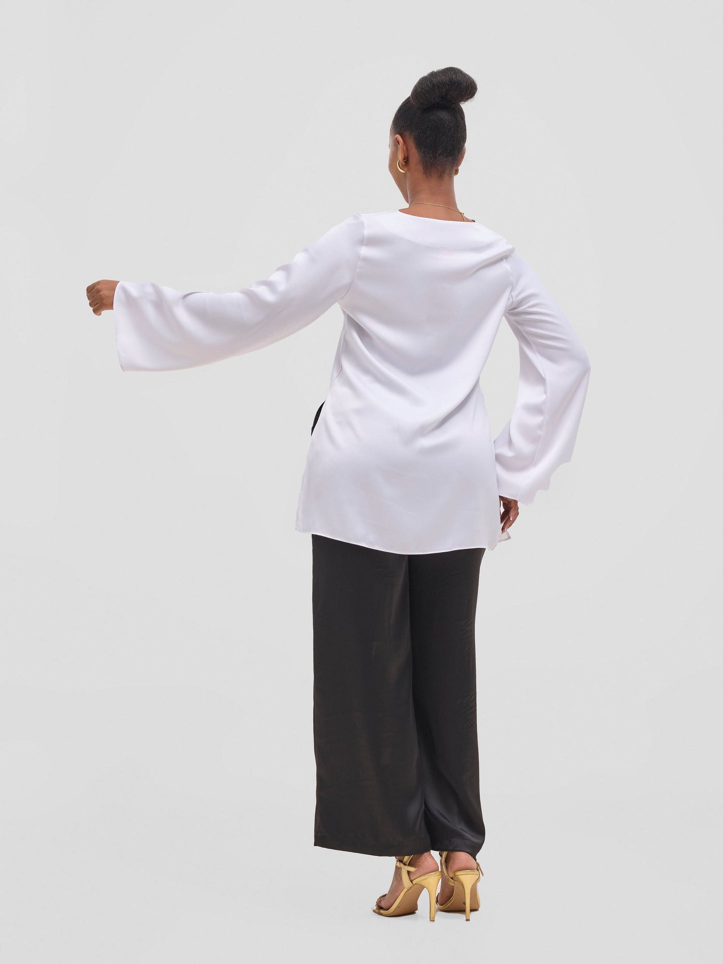 Vivo Seli Wide Leg Pants - Black