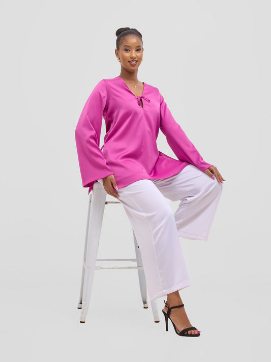 Vivo Yene Wide Leg Pants - White