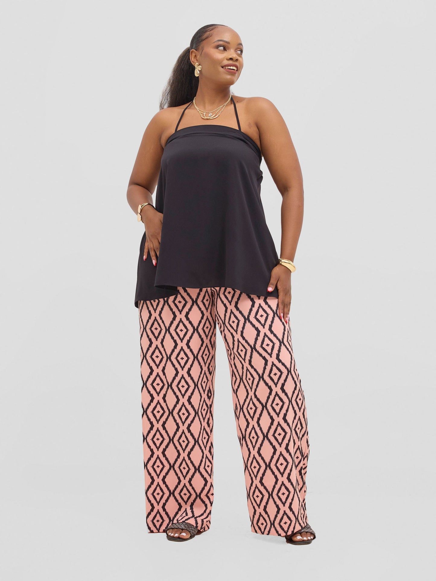 Vivo Seli Strappy Tent Top - Black