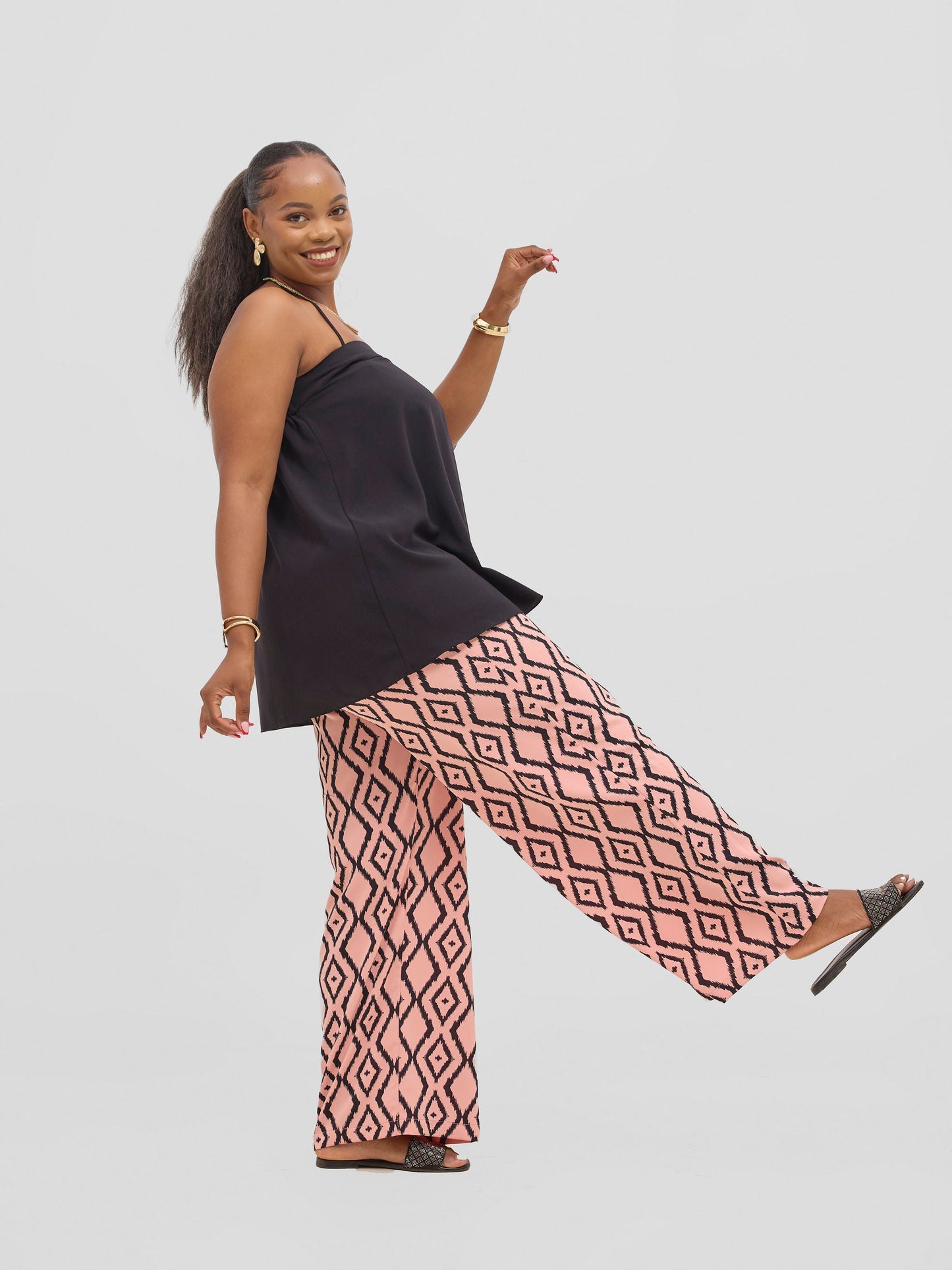 Vivo Seli Strappy Tent Top - Black