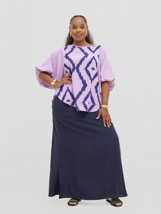 Vivo Seli Maxi Skirt - Navy Blue