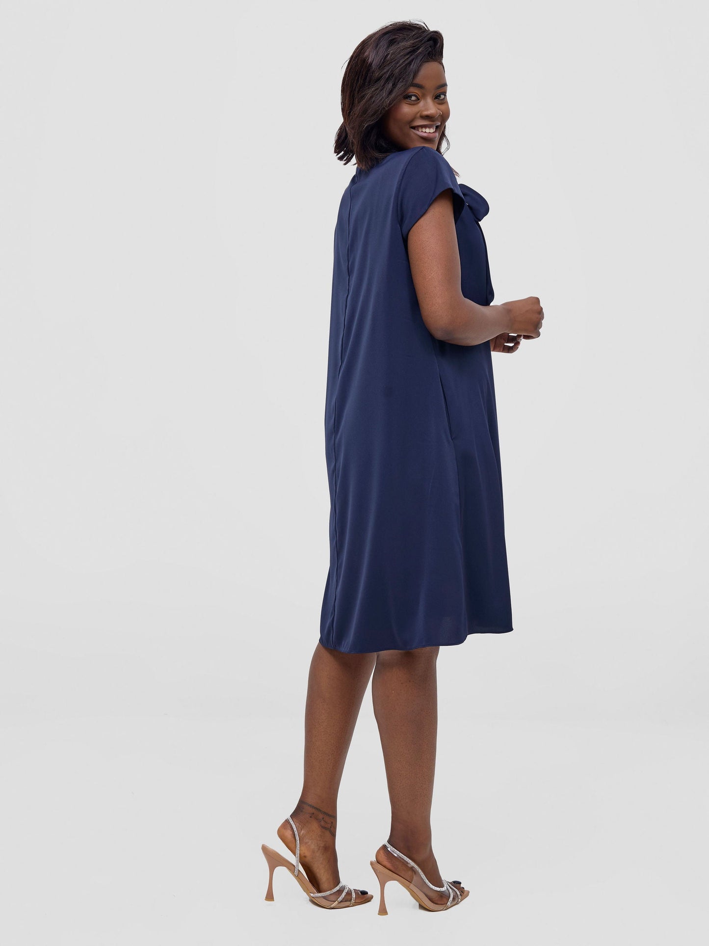 Vivo Niari Tent Dress - Navy Blue