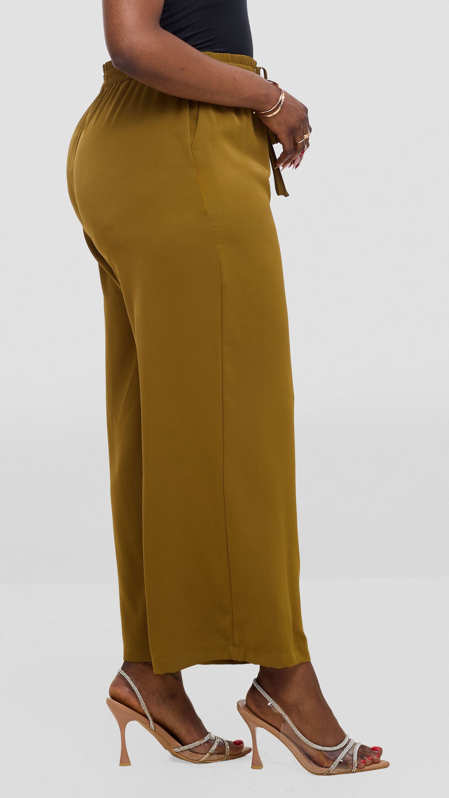Vivo Wastani Drawstring Pants - Olive