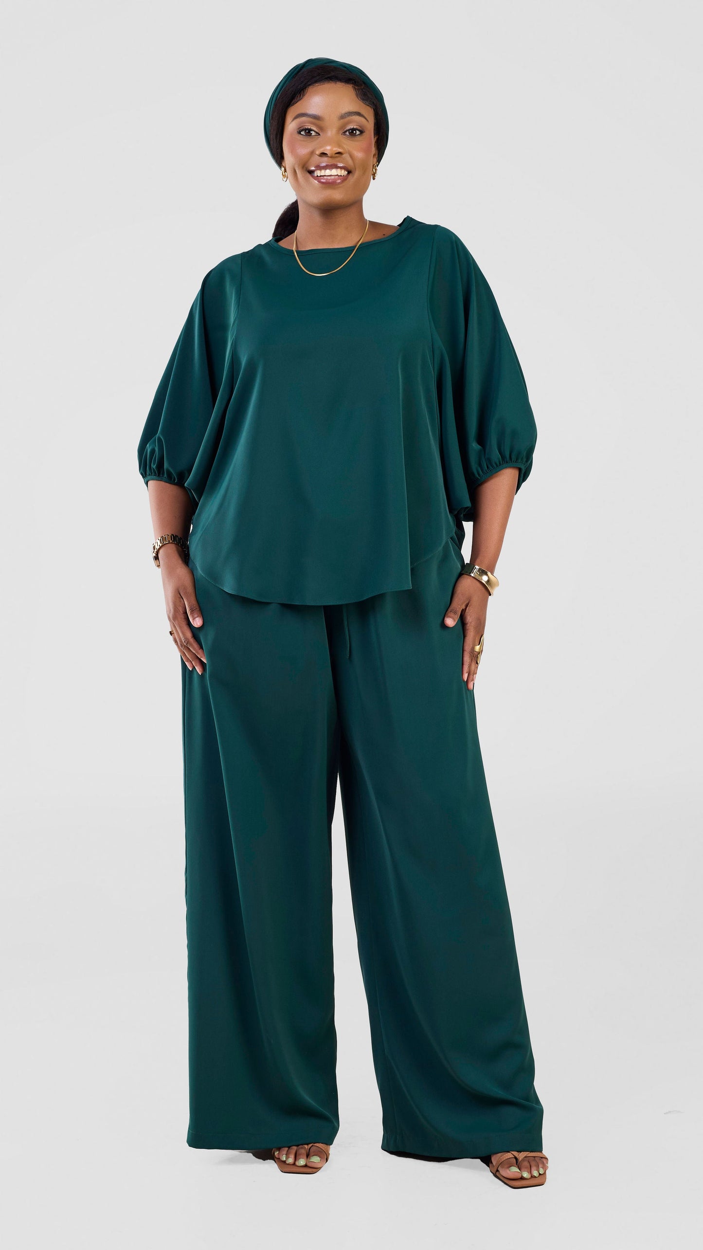 Vivo Seli Wide Top - Dark Green