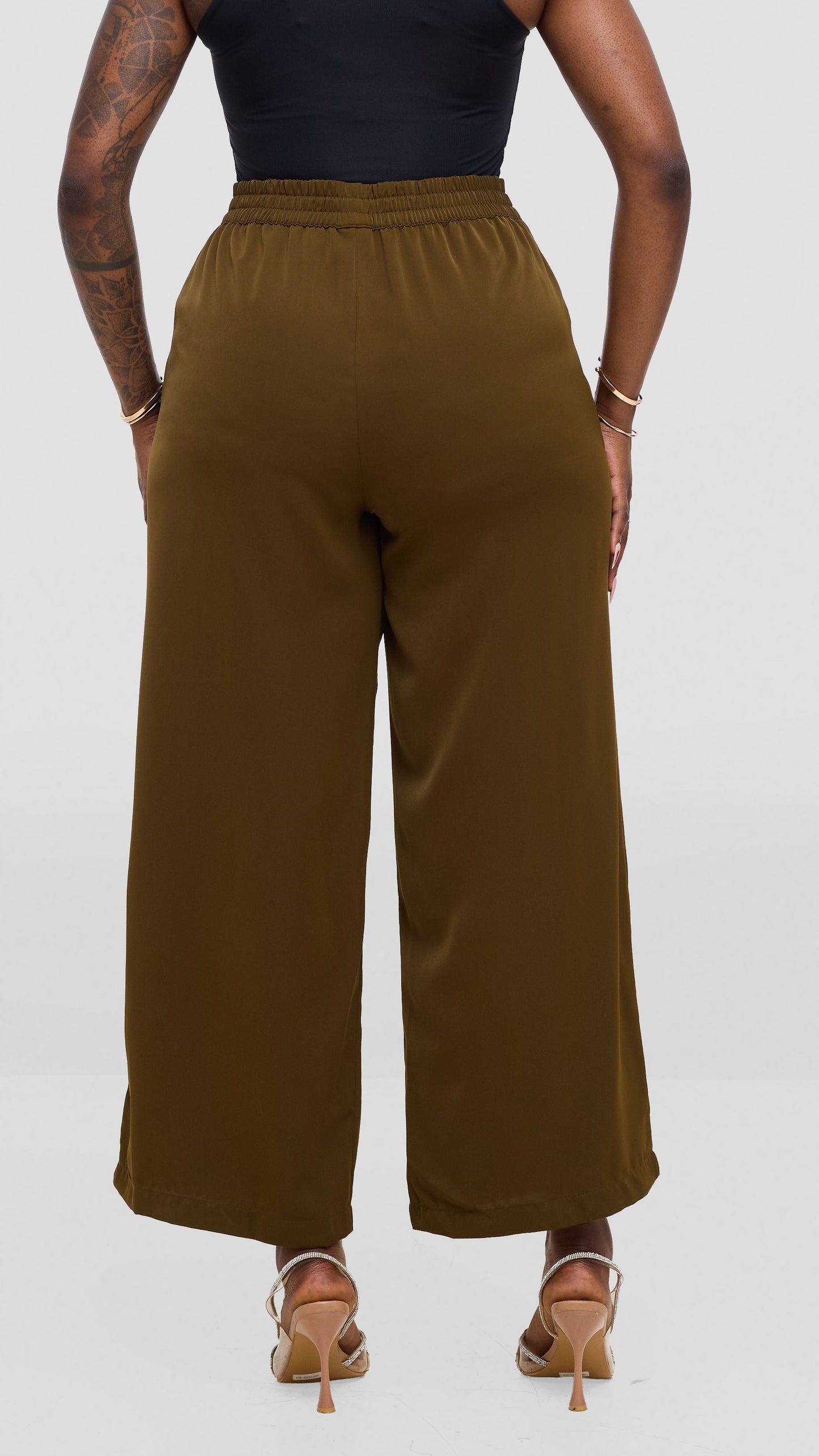 Vivo Wastani Drawstring Pants - Dark Green