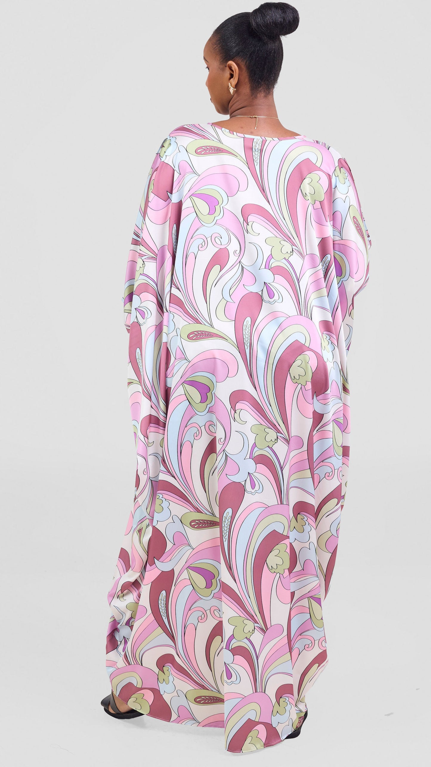 Vivo Lani Maxi Dress - Lilac / Pink Print