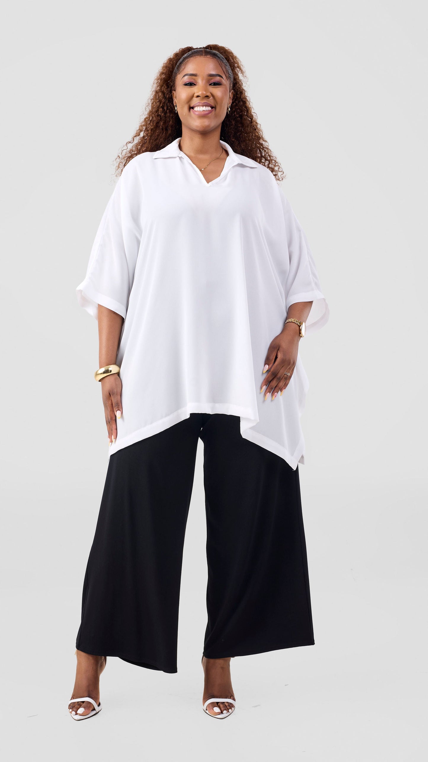 Vivo Isabi Loose Top - White