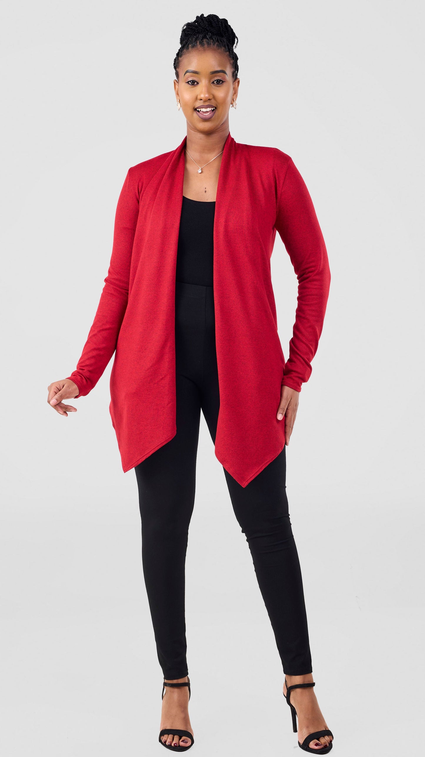 Vivo Basic Joy Sweater - Red