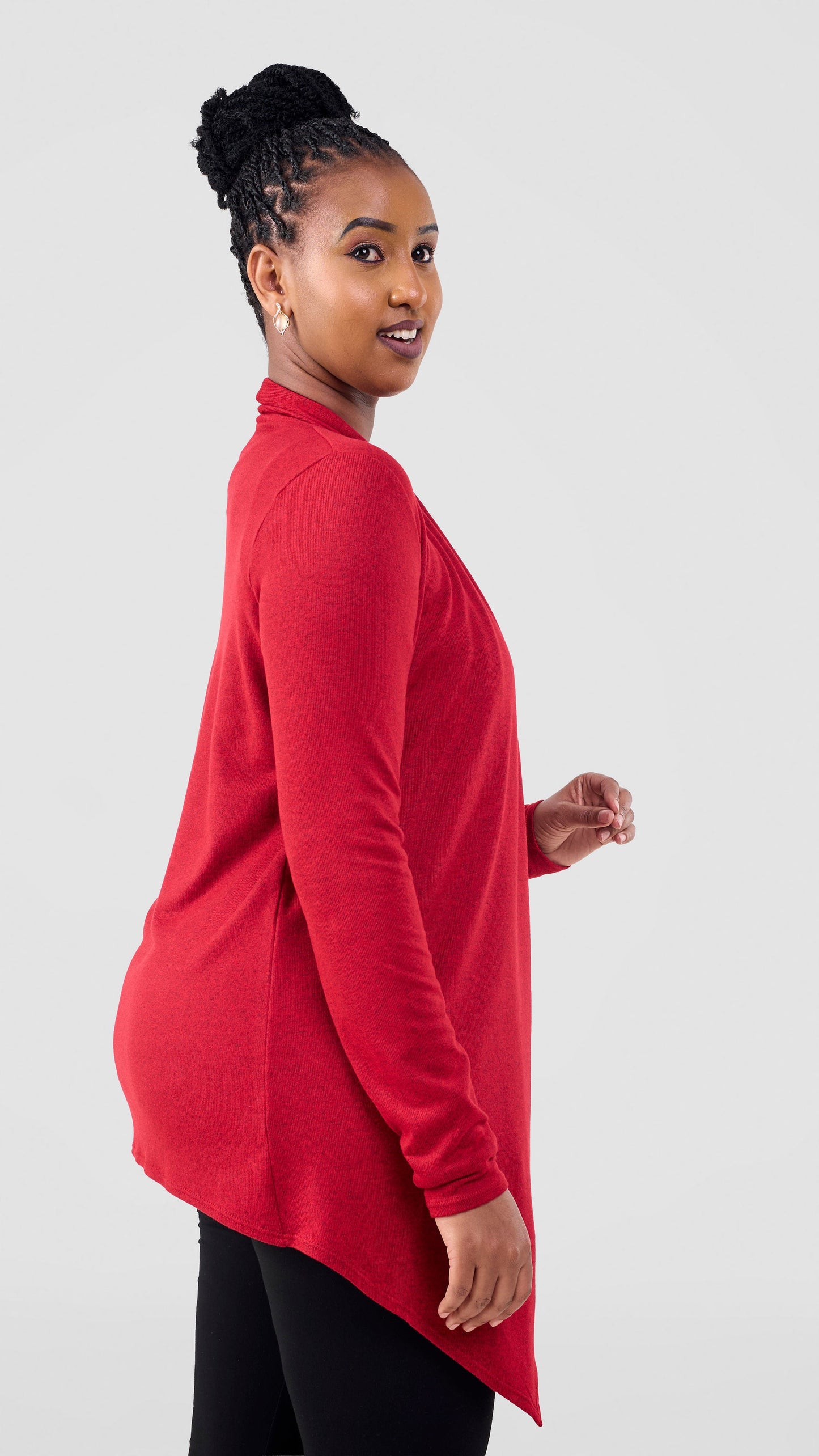 Vivo Basic Joy Sweater - Red