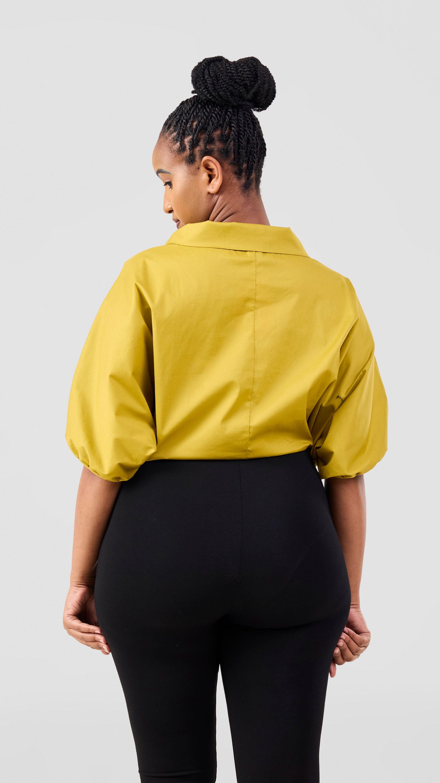 Vivo Lulu Drawstring Top - Olive
