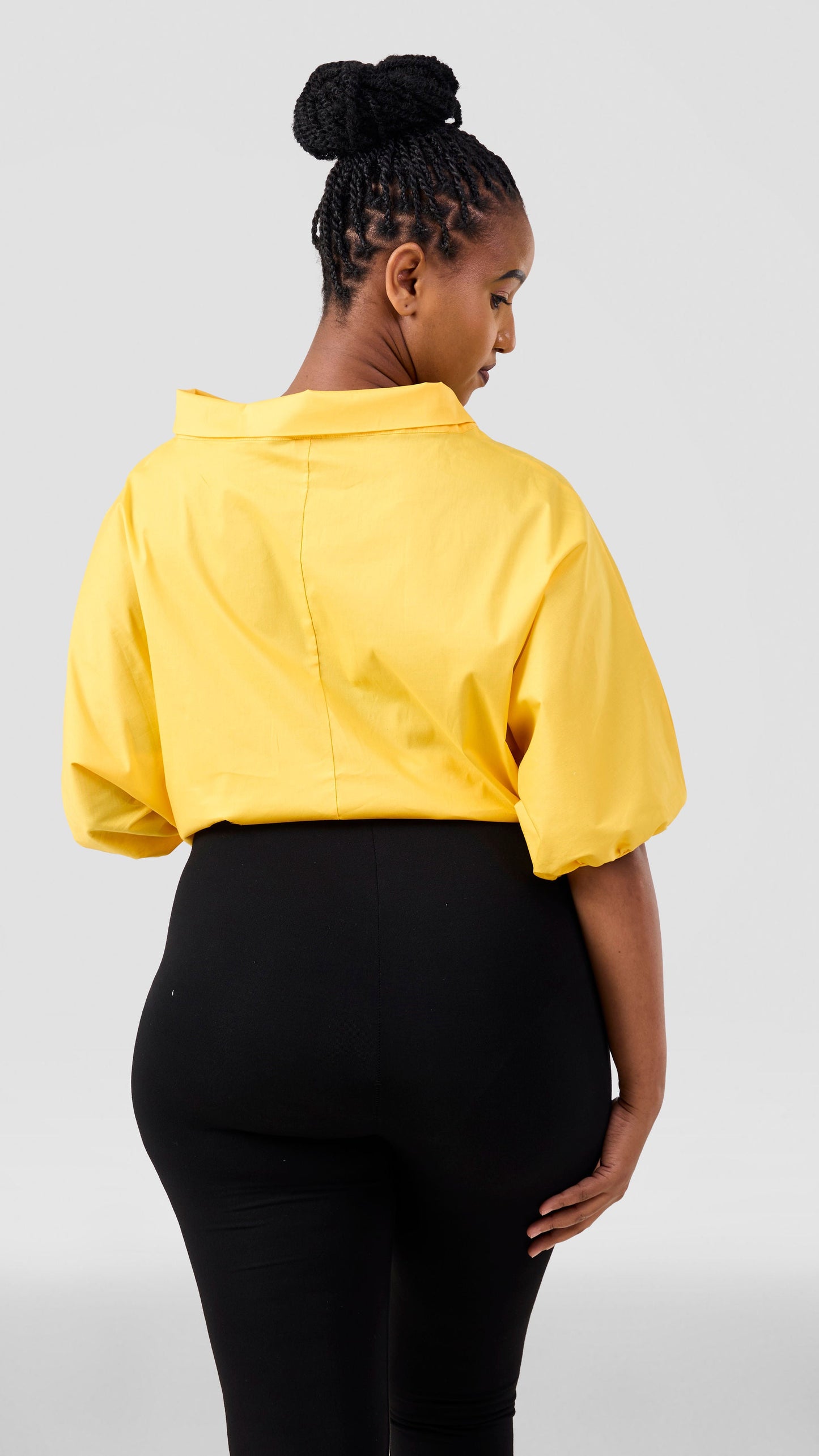 Vivo Lulu Drawstring Top - Yellow