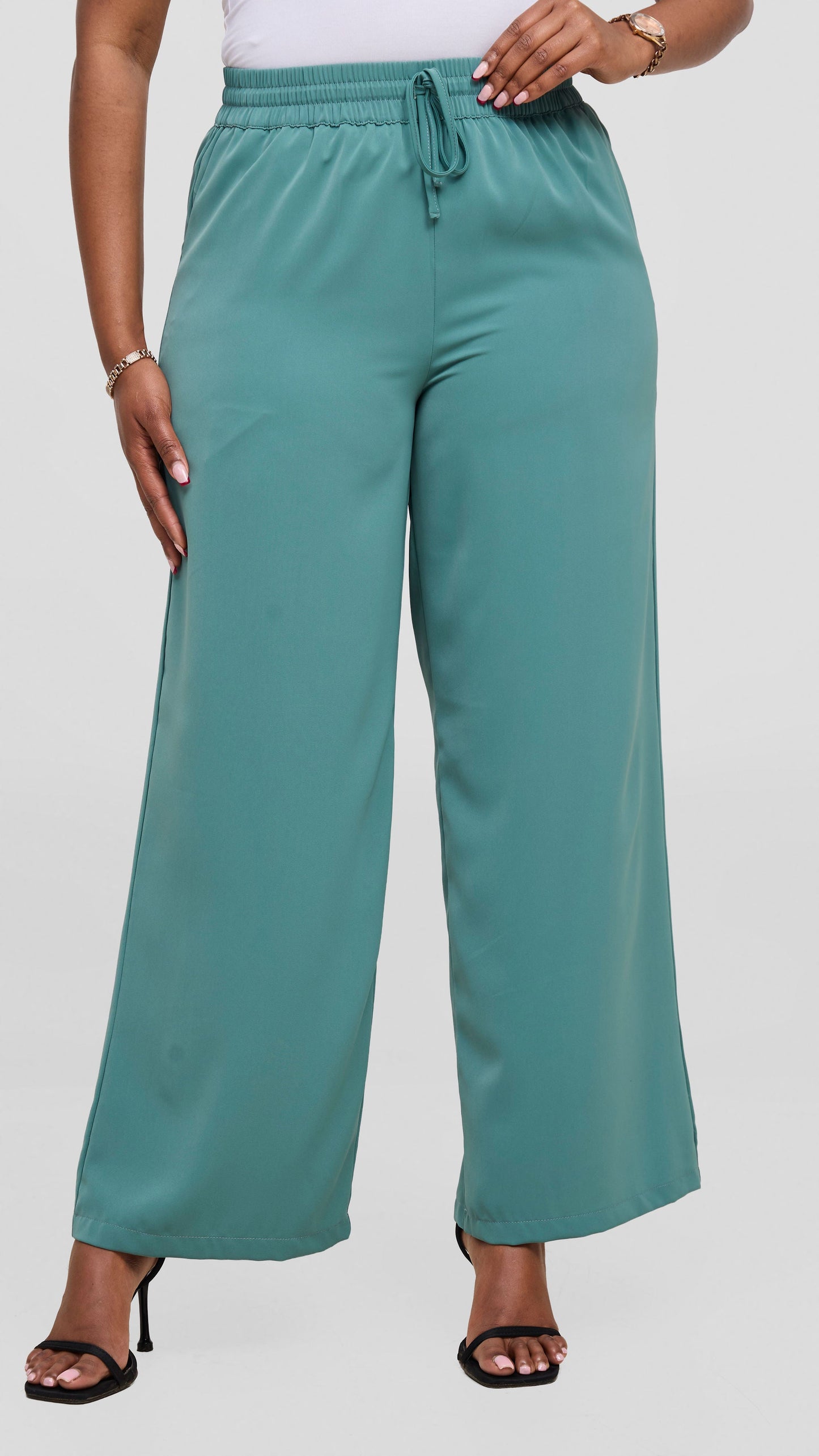 Vivo Wastani Drawstring Pants - Dusty Green