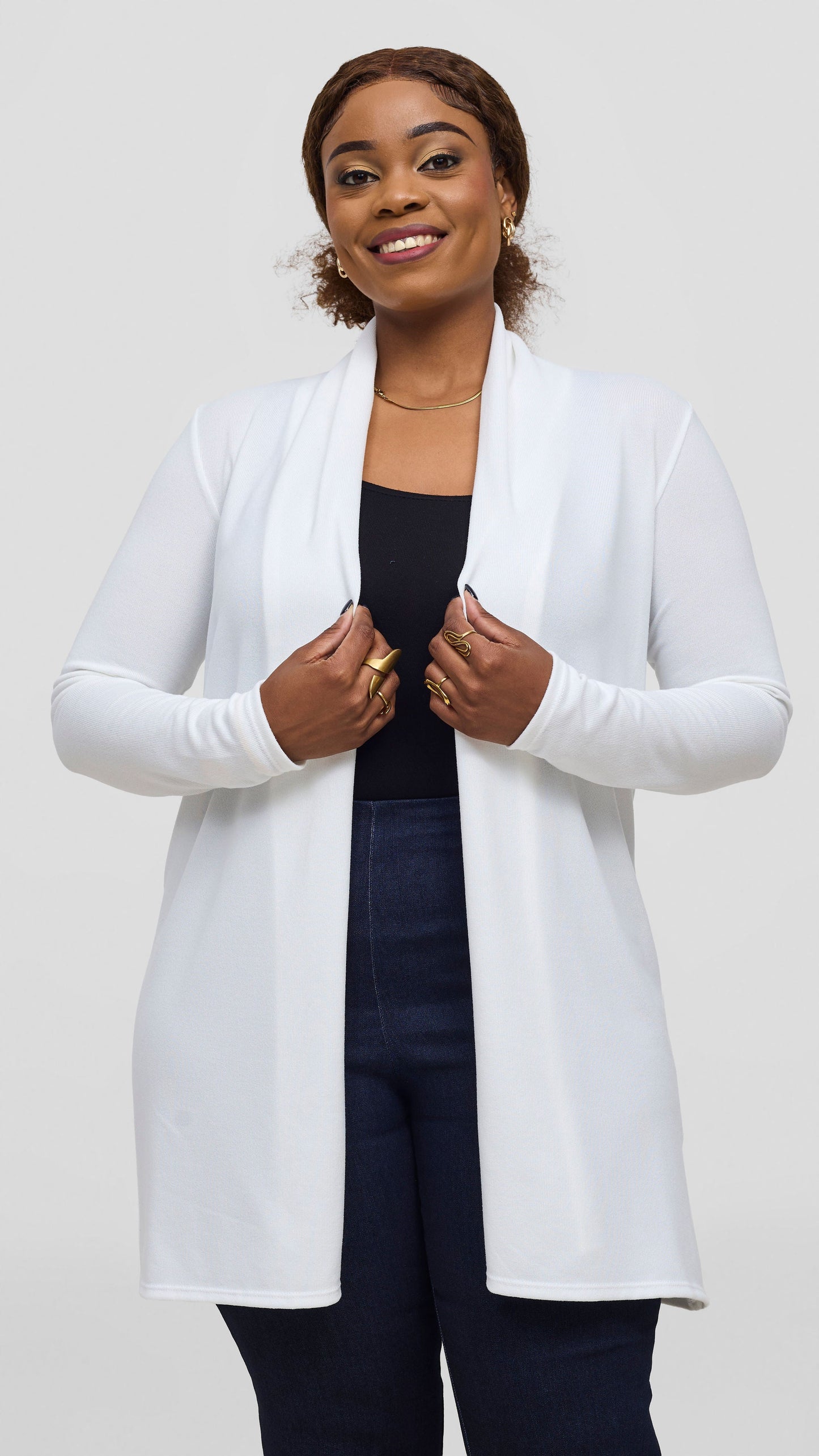Vivo Basic May Sweater - White