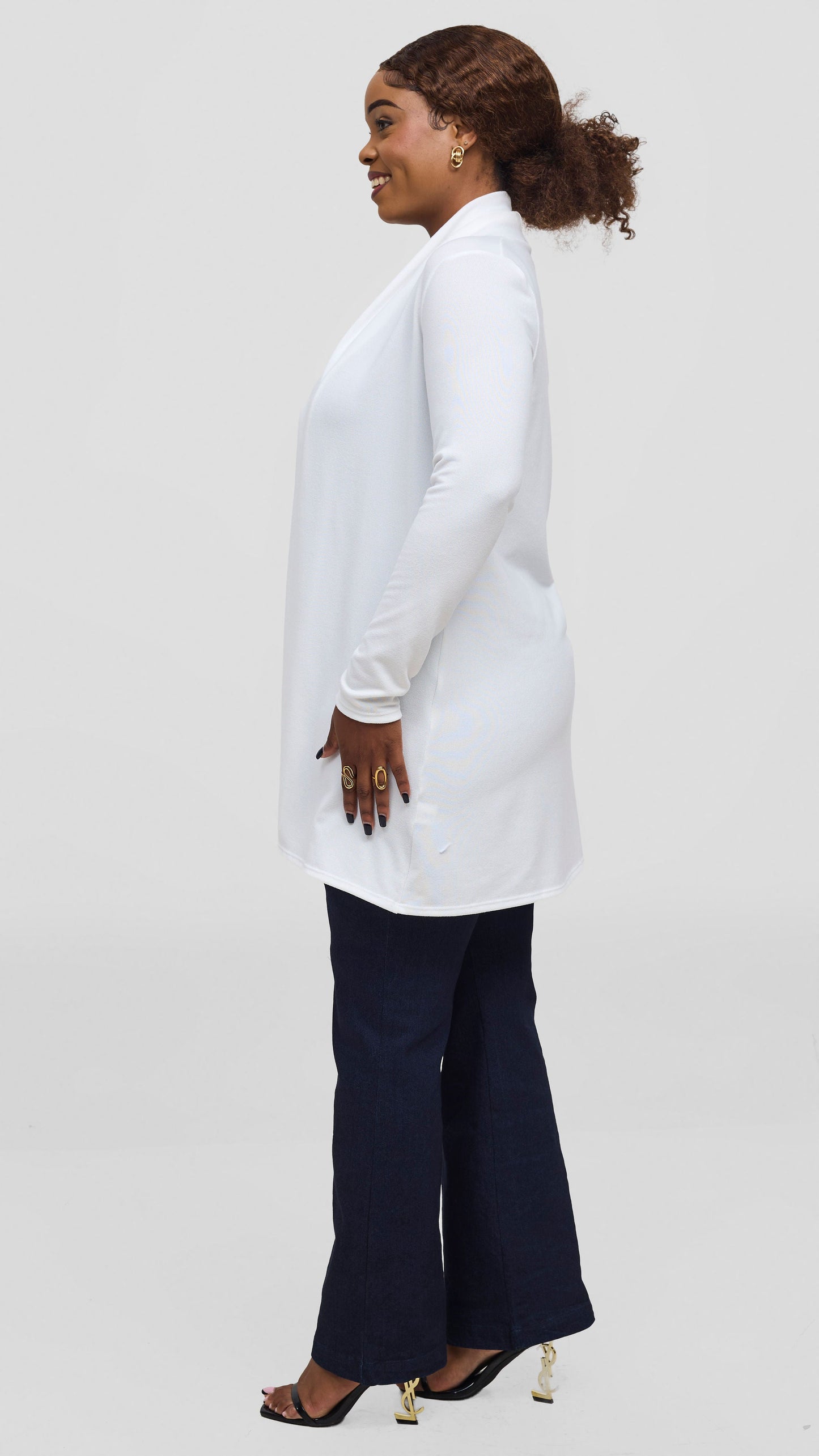 Vivo Basic May Sweater - White
