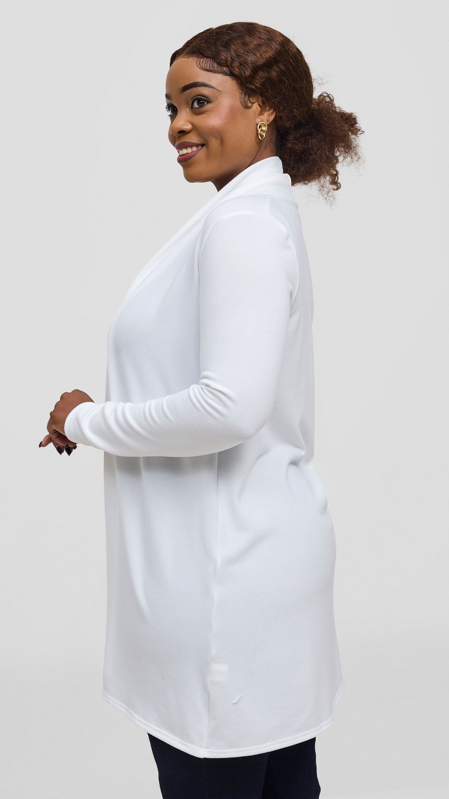 Vivo Basic May Sweater - White