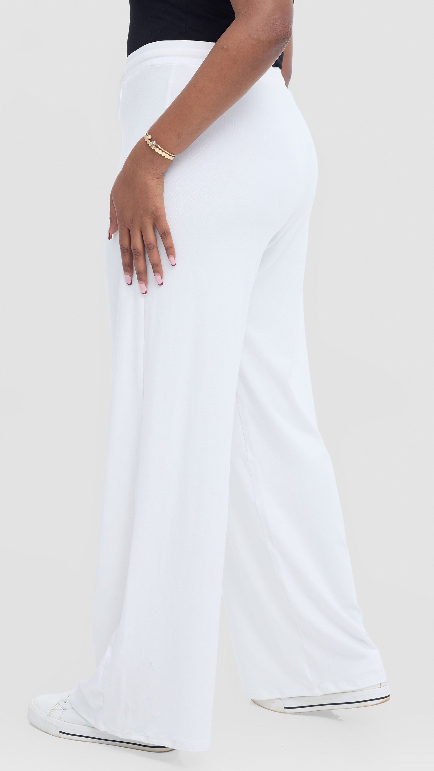 Safari Lounge Pants In Jersey - White