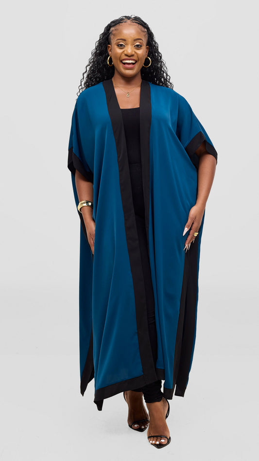 Vivo Liora Maxi Kimono - Teal