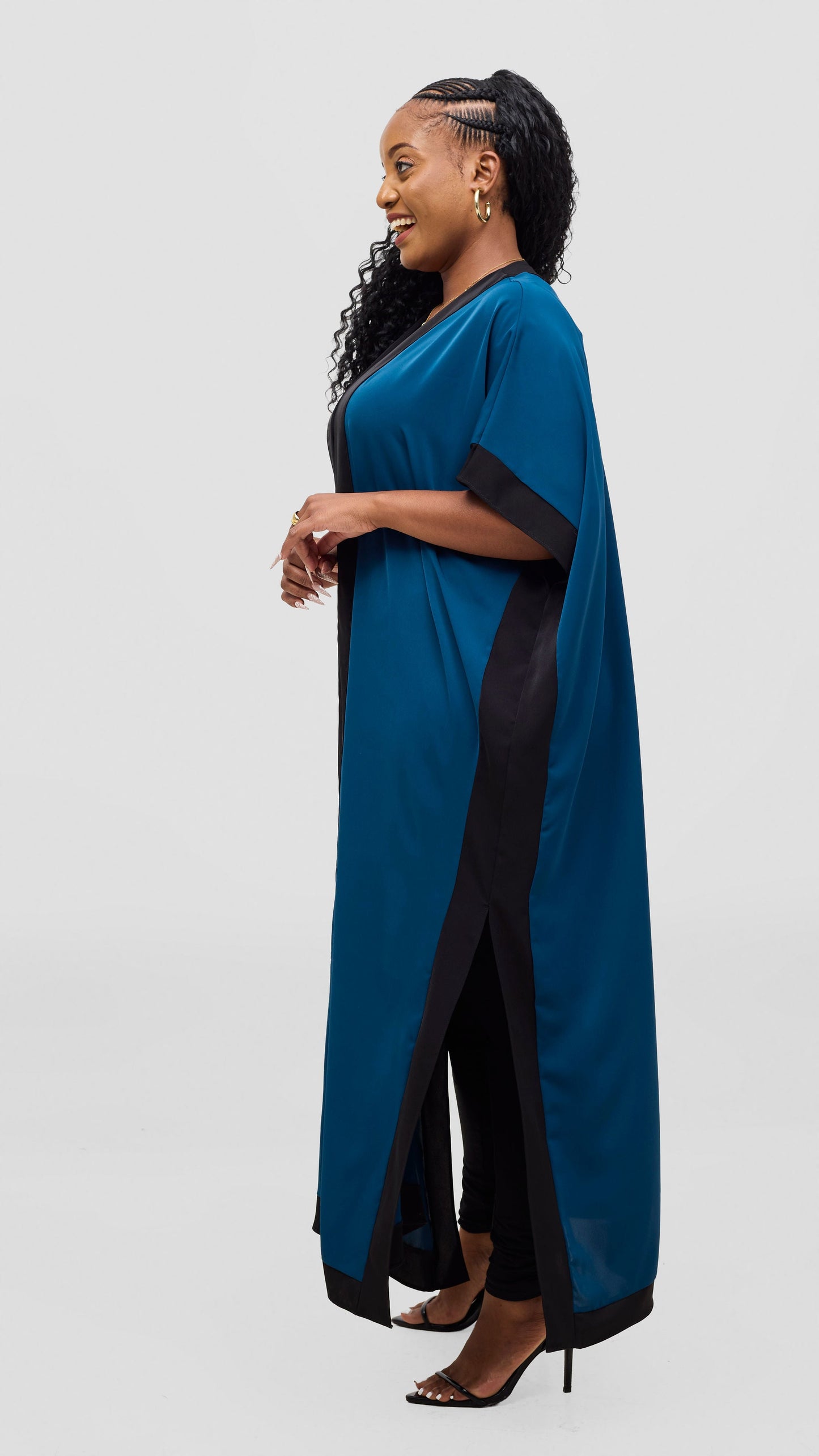 Vivo Liora Maxi Kimono - Teal