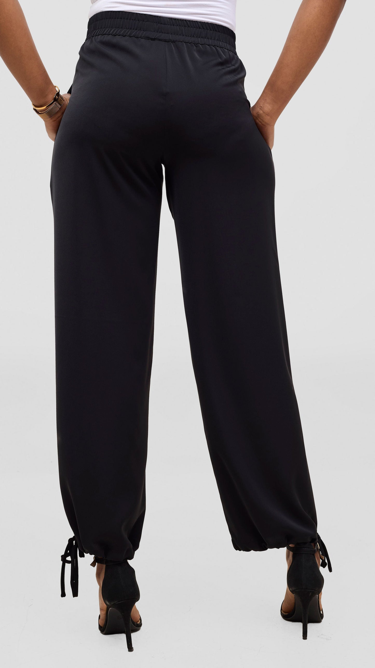 Vivo Liora Drawstring Pants - Black
