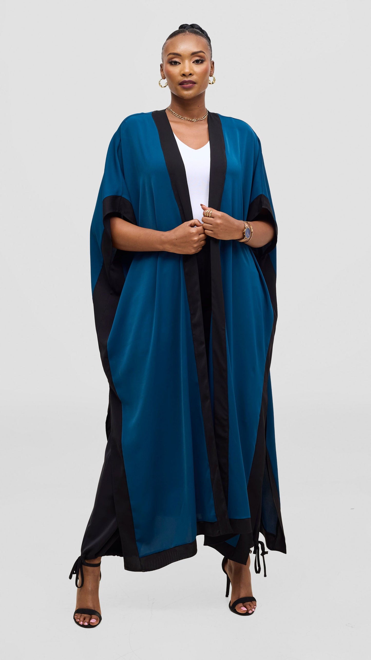Vivo Liora Maxi Kimono - Teal