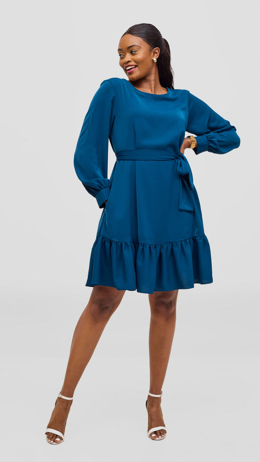 Vivo Serwa Tent Dress - Dark Teal